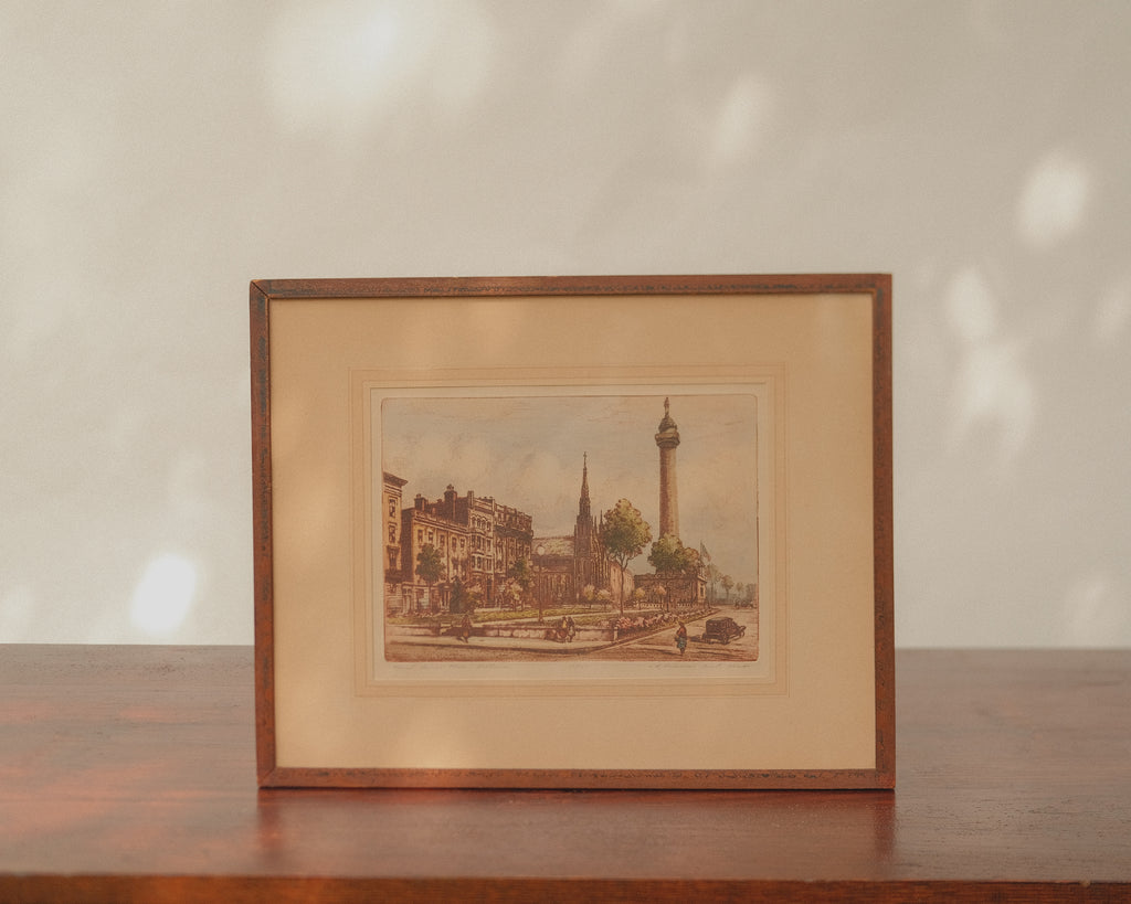 Richard Herdman Smith Original Etching - 1931