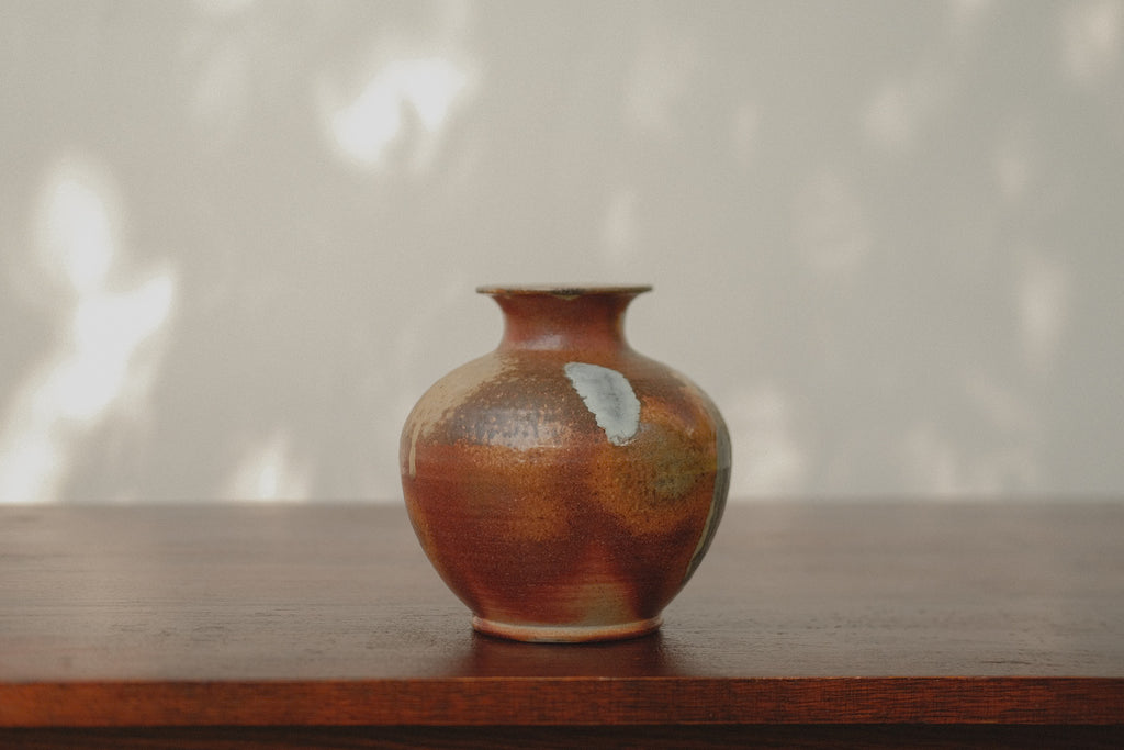 Wide Mouth Studio Pottery Vase