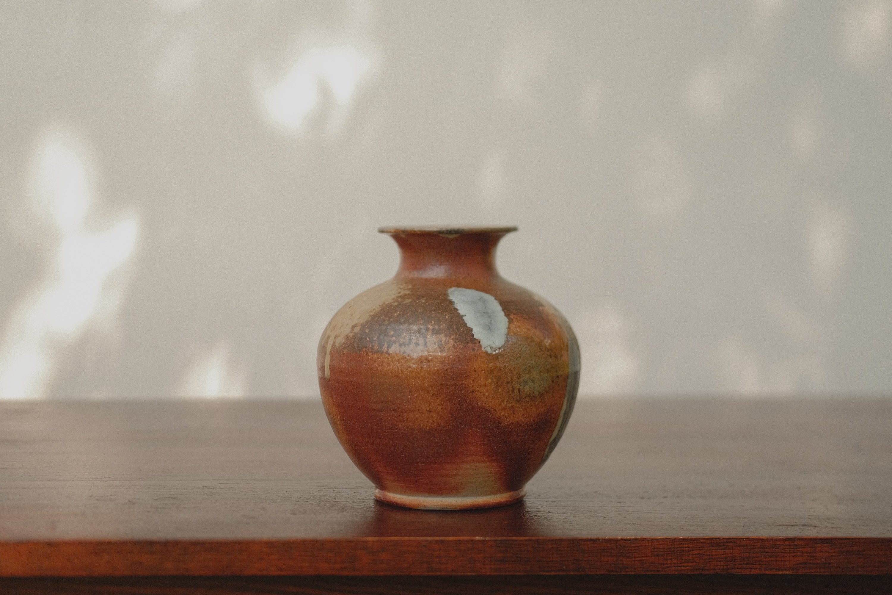 Wide Mouth Studio Pottery Vase