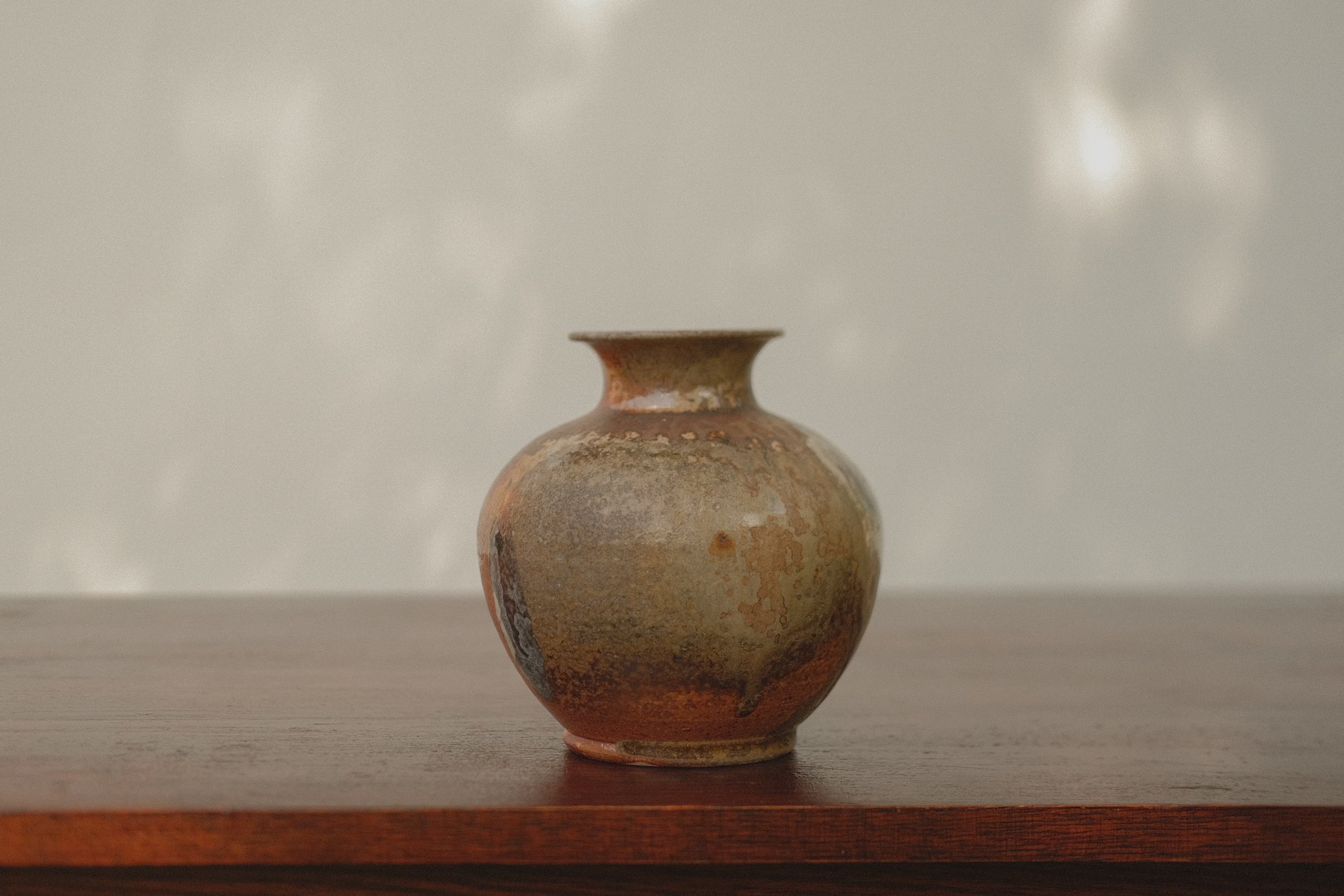 Wide Mouth Studio Pottery Vase