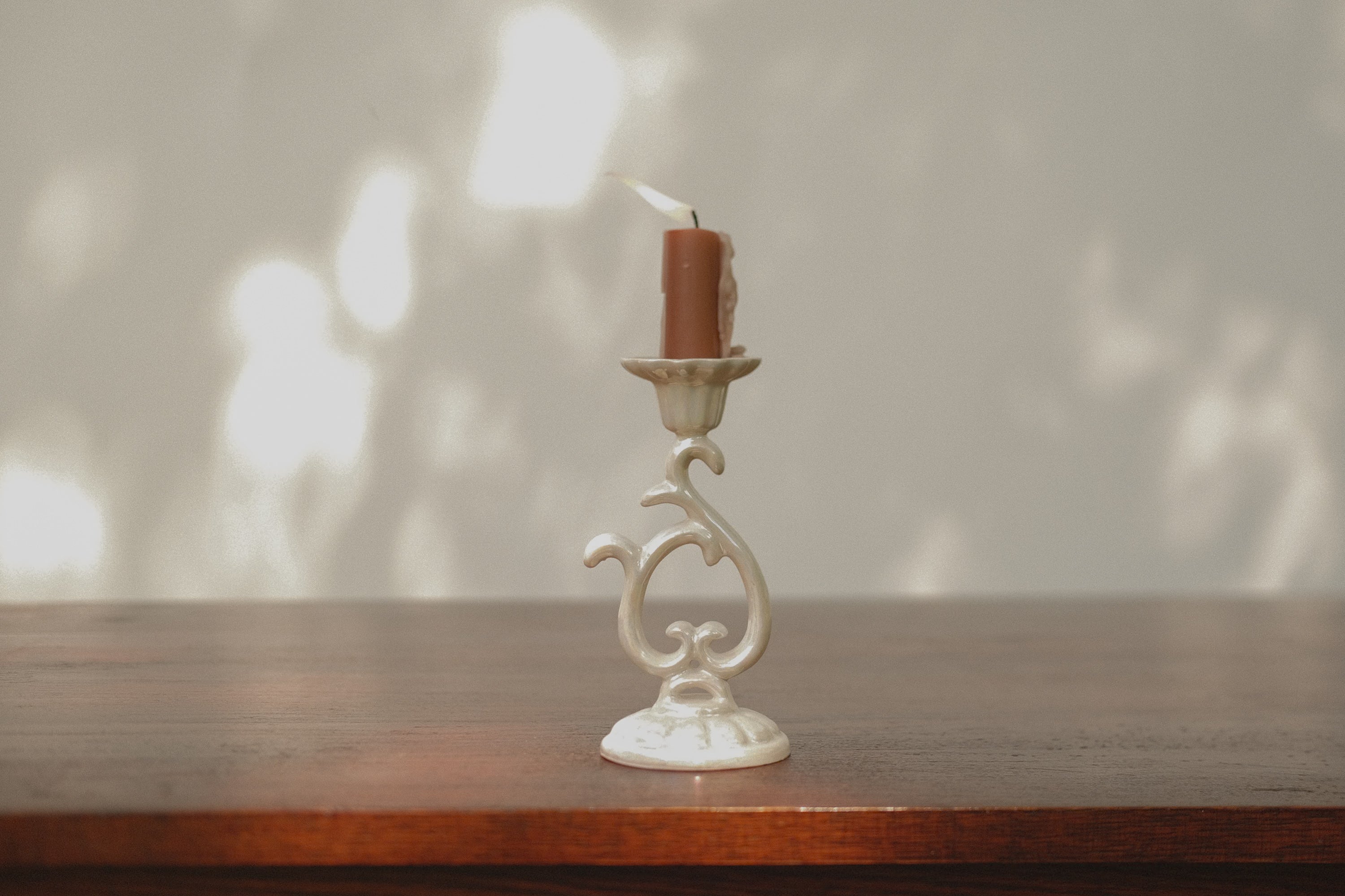 Porcelain Candlestick Holder