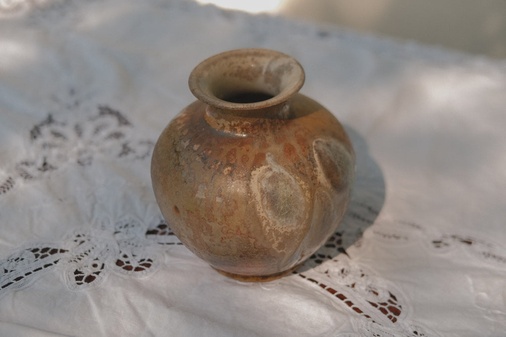 Wide Mouth Studio Pottery Vase