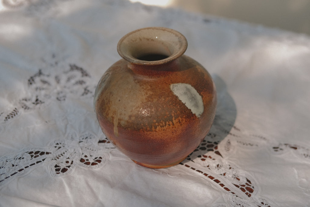 Wide Mouth Studio Pottery Vase