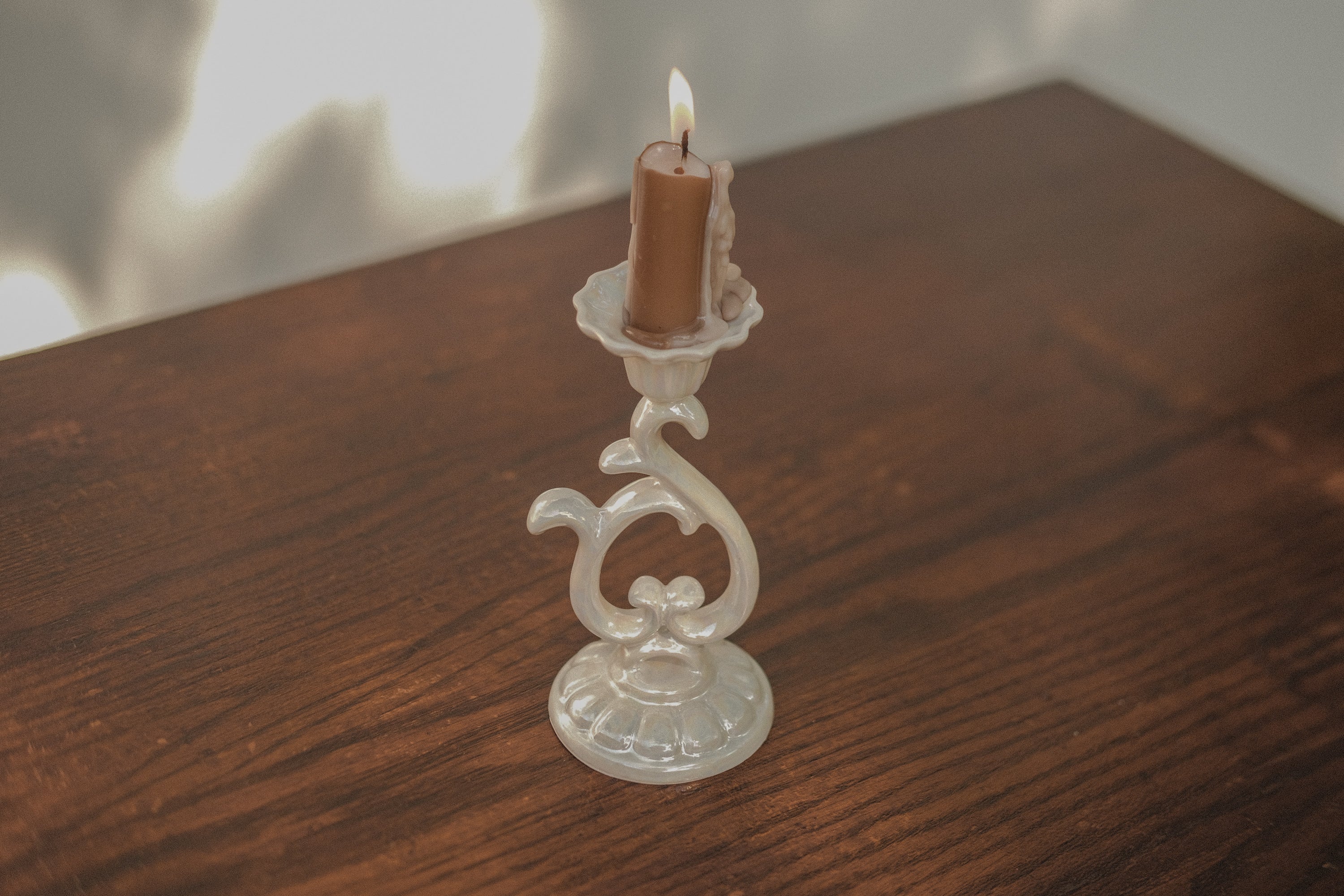 Porcelain Candlestick Holder