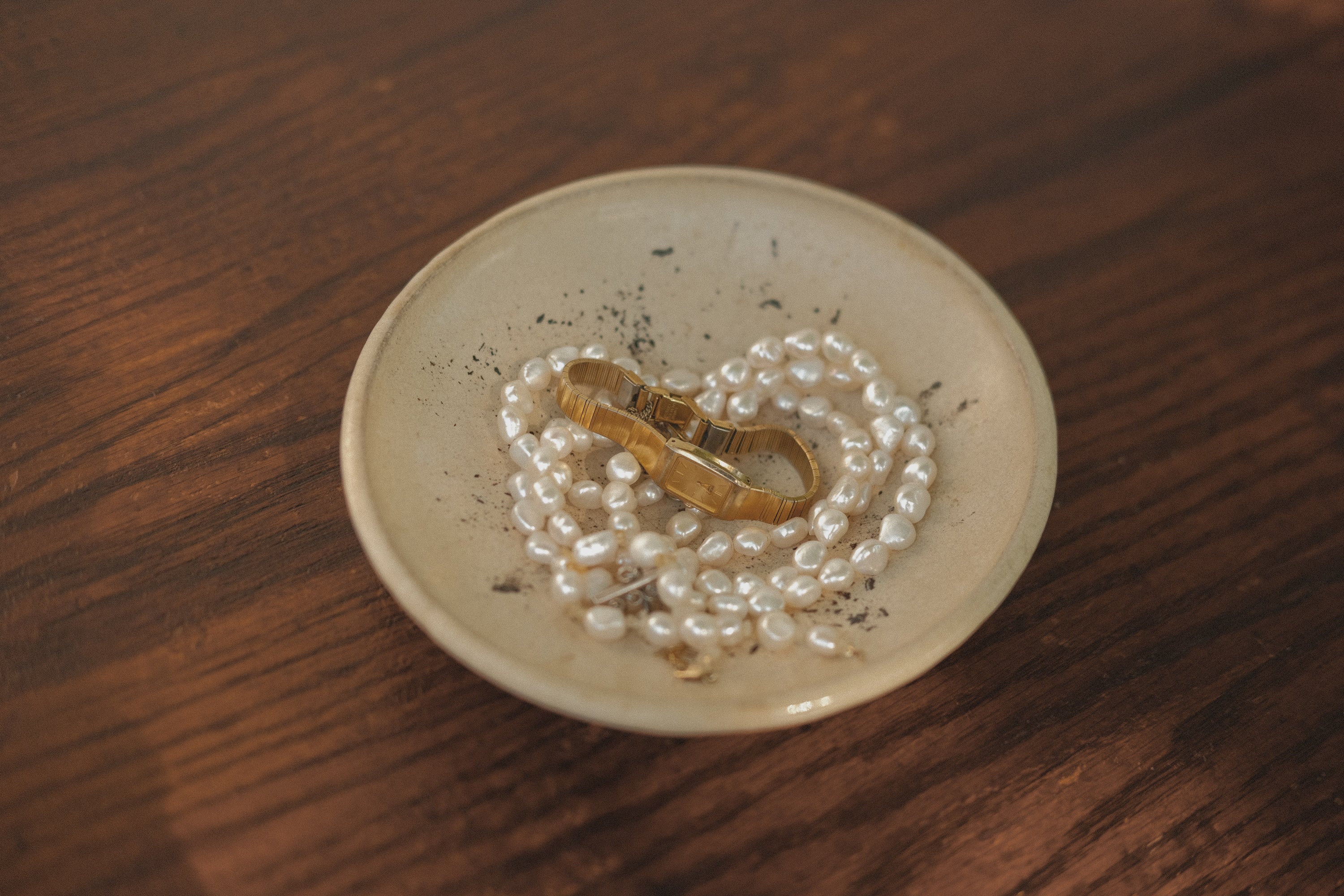 Handmade Speckled Ceramic Bowl - 1976