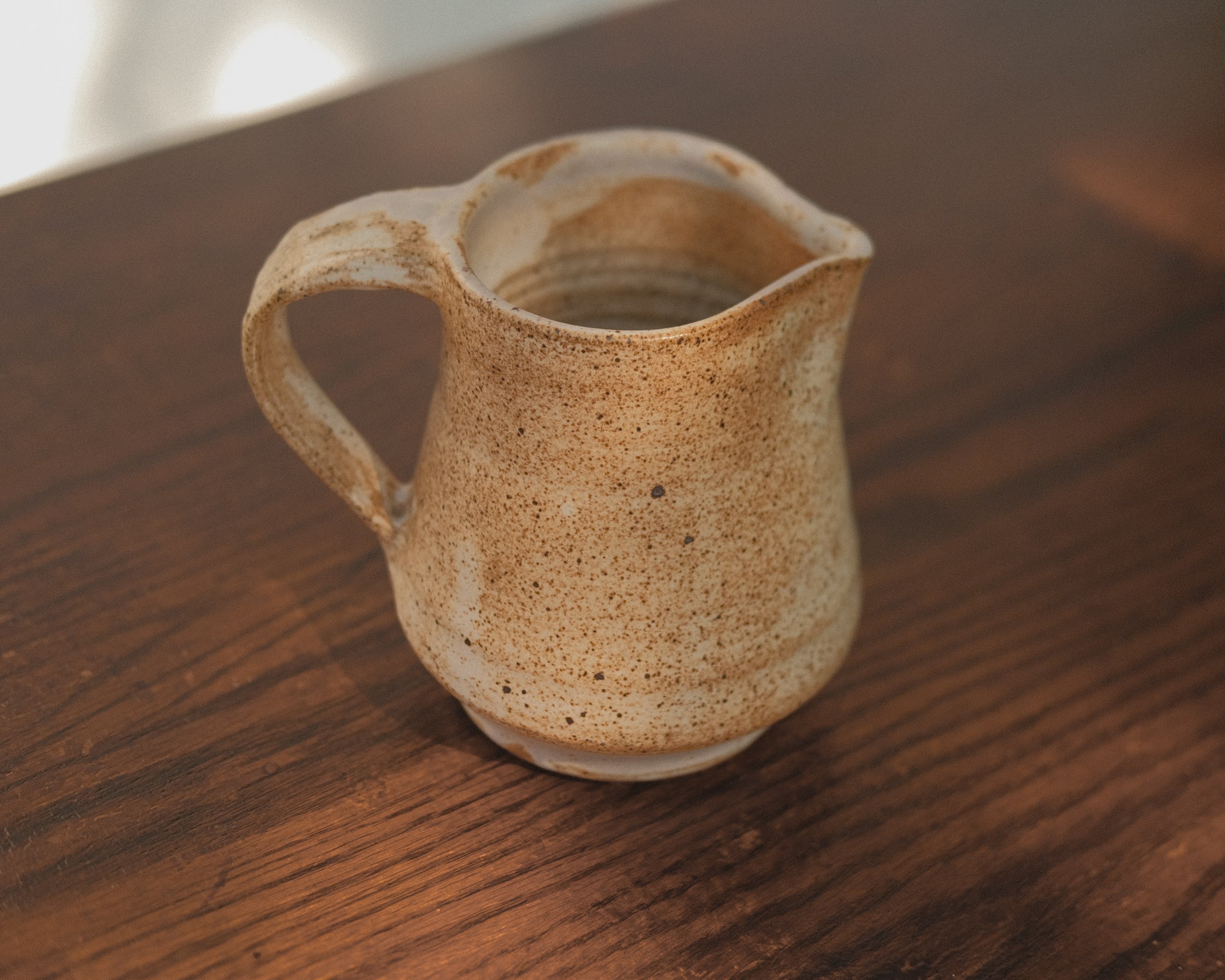 Speckled Ceramic Water Pitcher