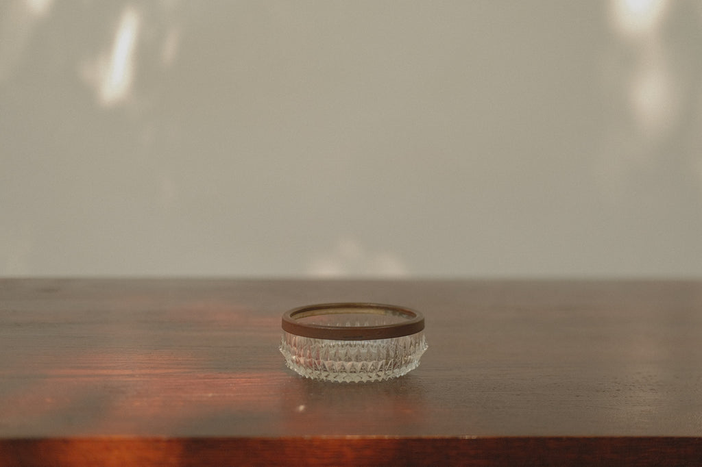 English Glass Trinket Dish
