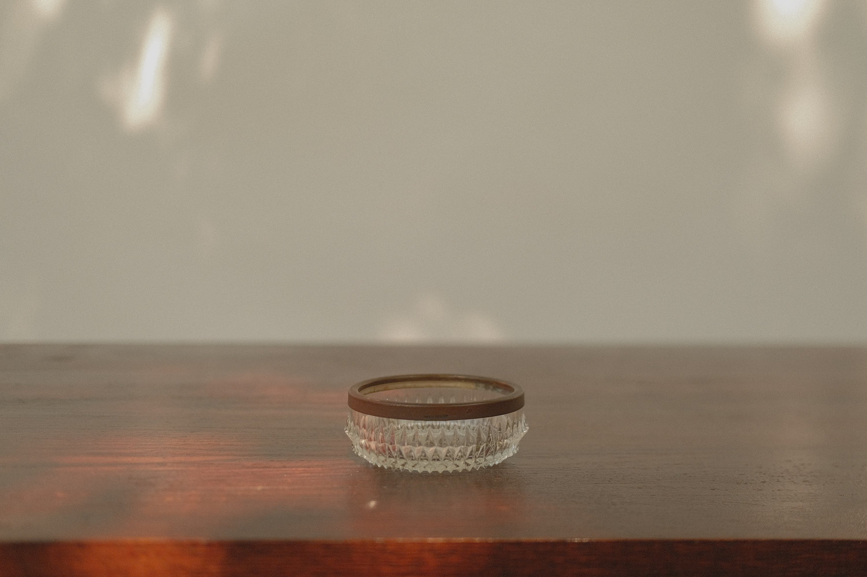 English Glass Trinket Dish
