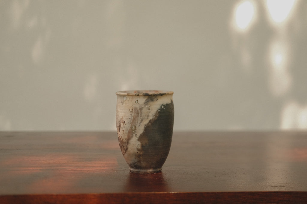 Raku Vase