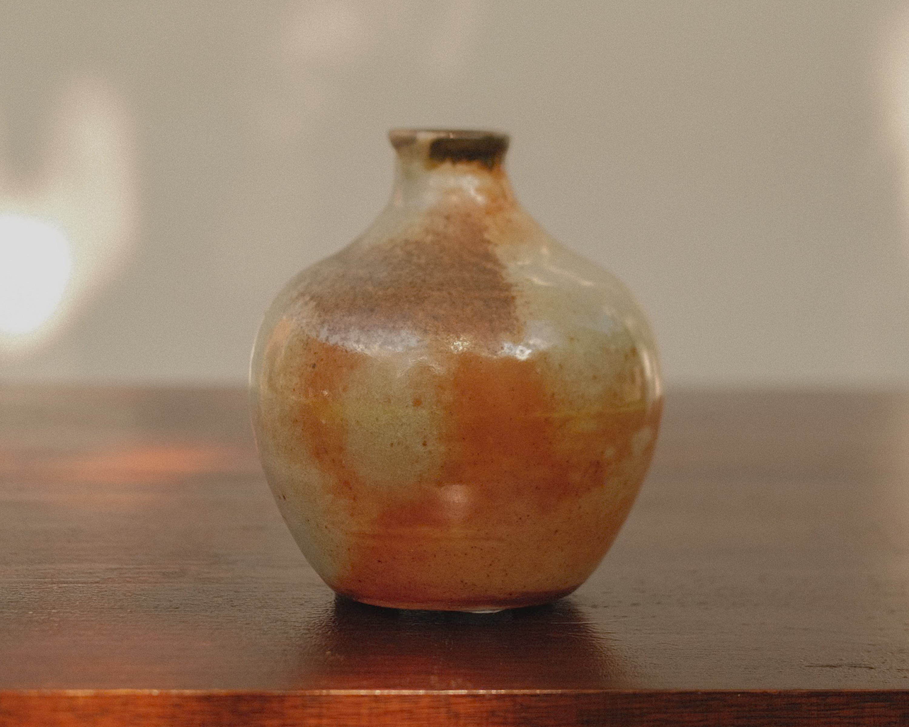 Narrow Mouth Studio Pottery Vase