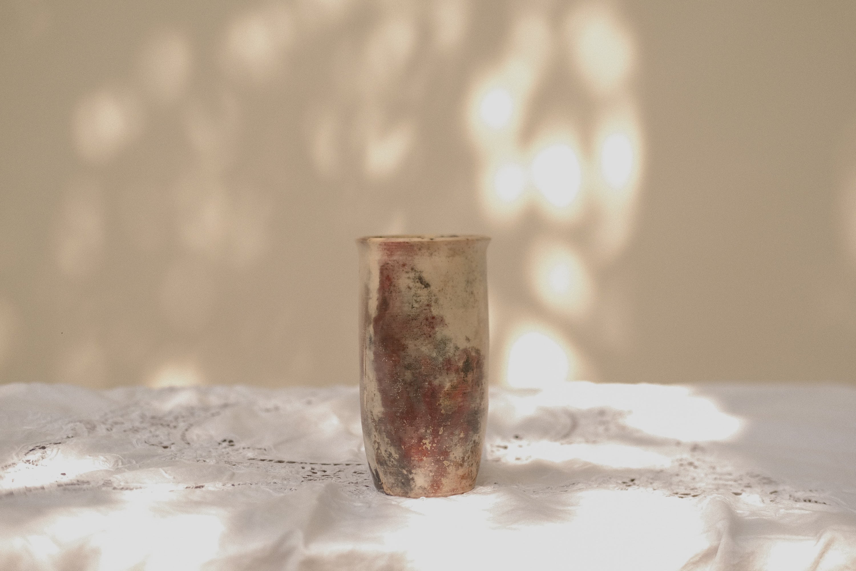 Thin Raku Vase