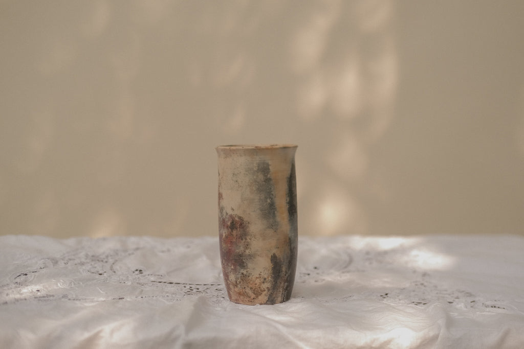 Thin Raku Vase