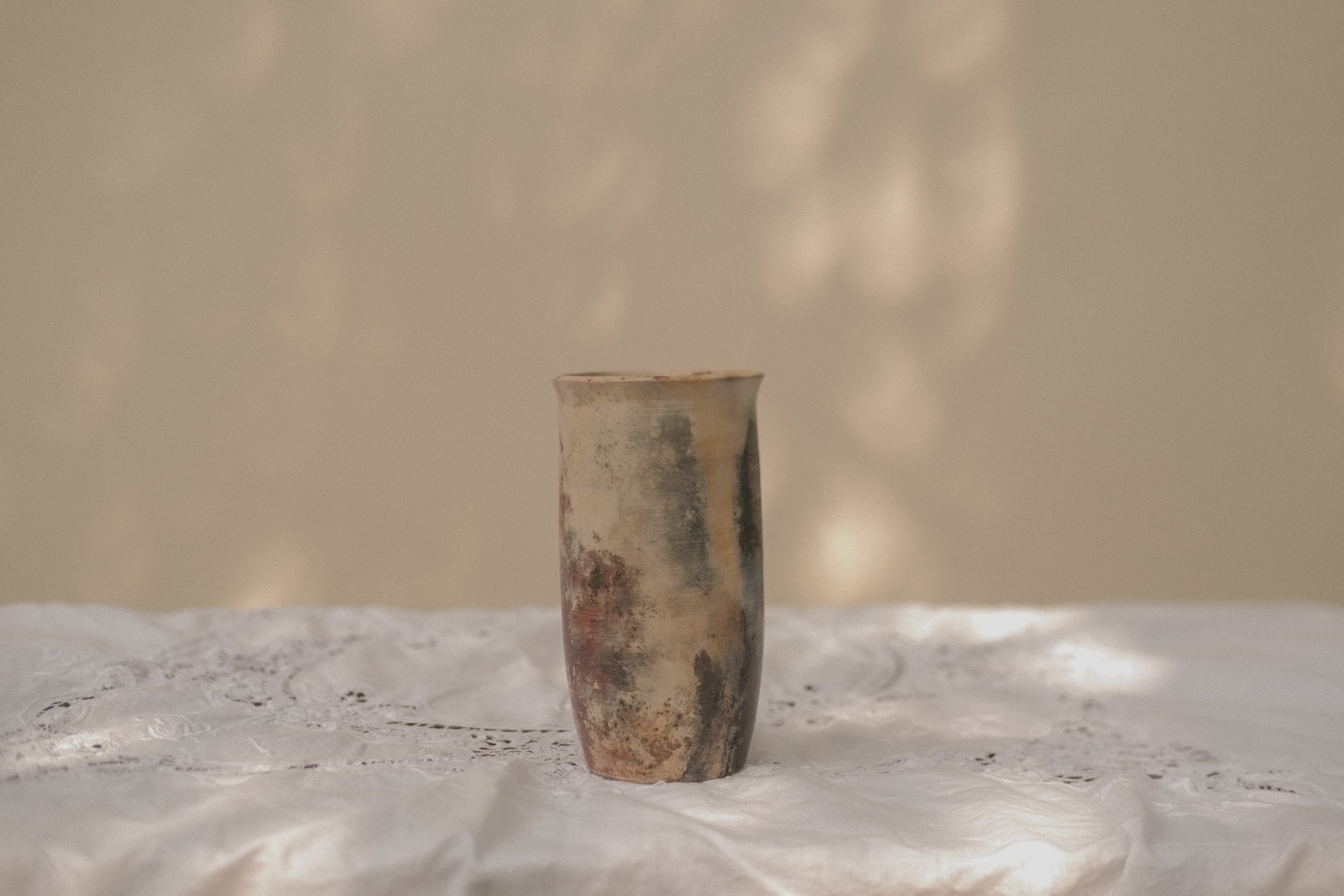 Thin Raku Vase