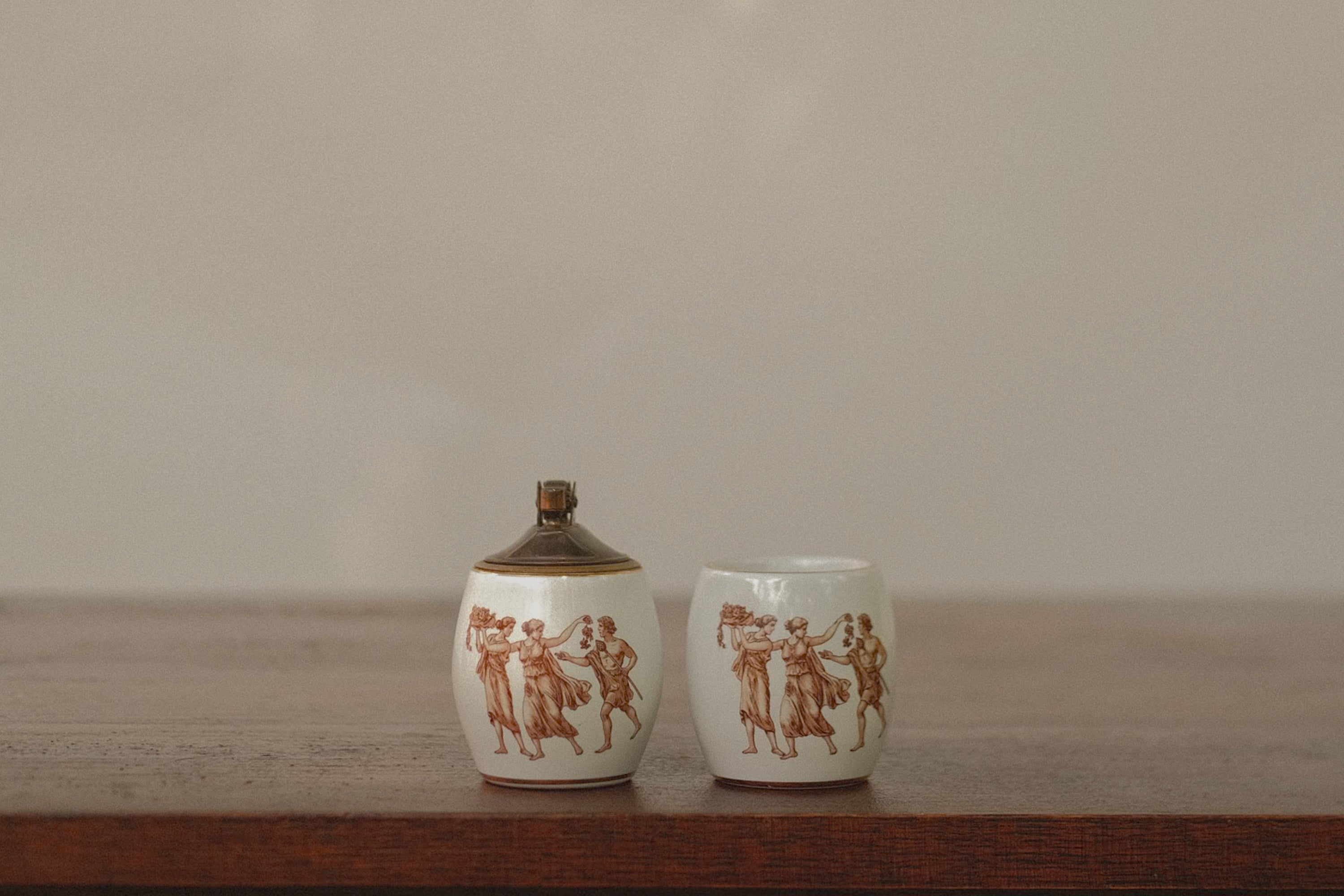 Roman Lighter and Ash Tray