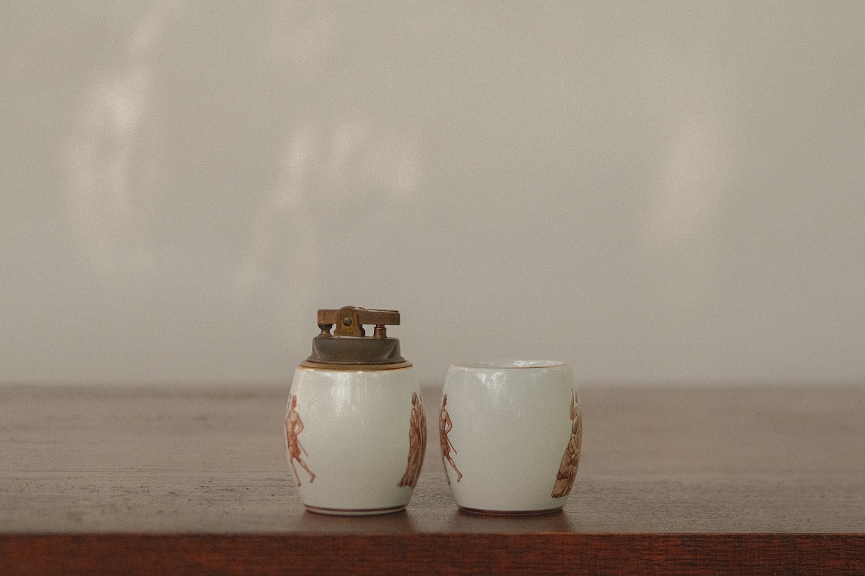 Roman Lighter and Ash Tray
