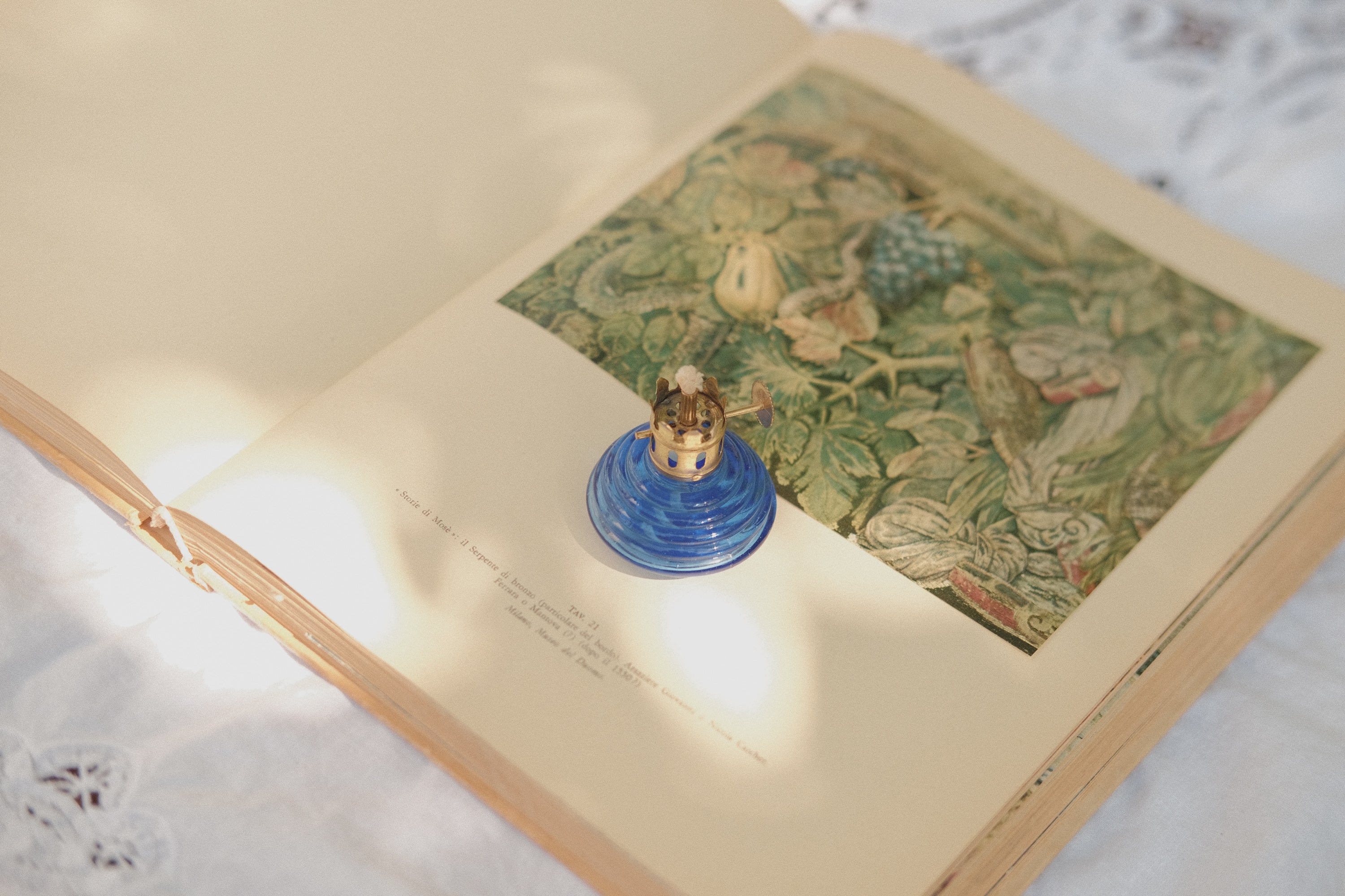 Cobalt Blue Oil Lamp