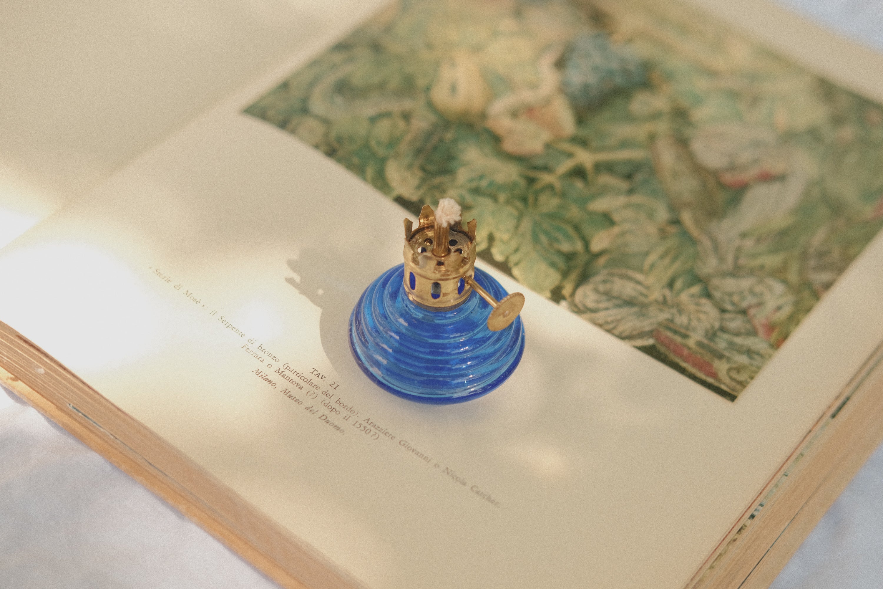 Cobalt Blue Oil Lamp