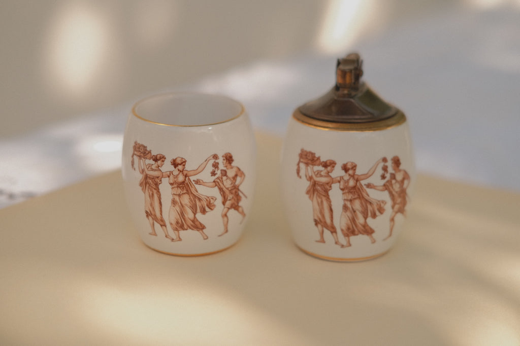 Roman Lighter and Ash Tray