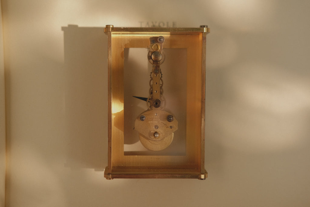 Hamilton Brass Desk Clock - West Germany