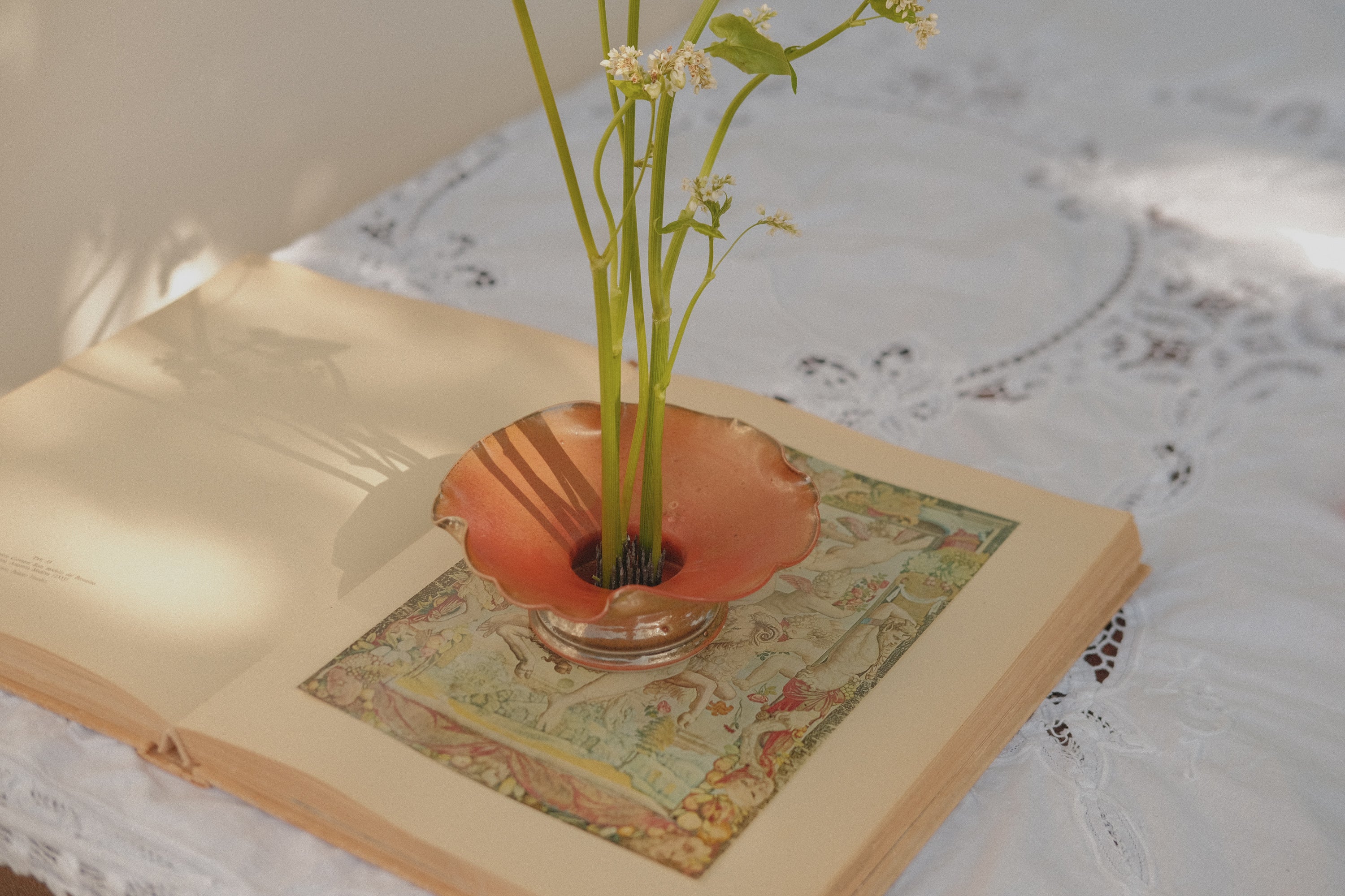 Contemporary Ceramic Flower Frog