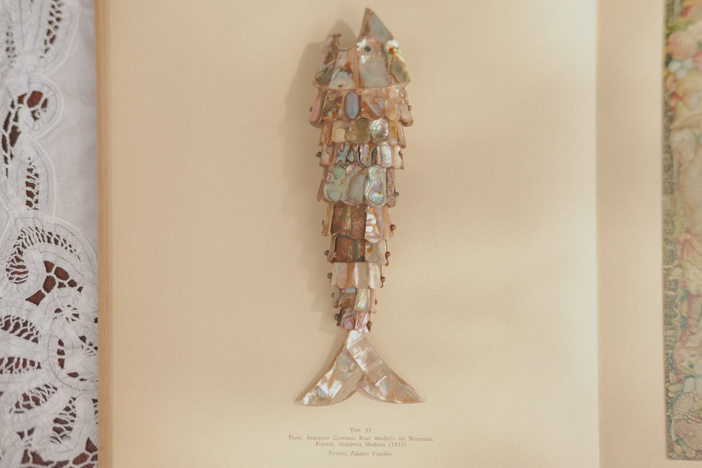 Abalone Shell Articulated Fish Bottle Opener