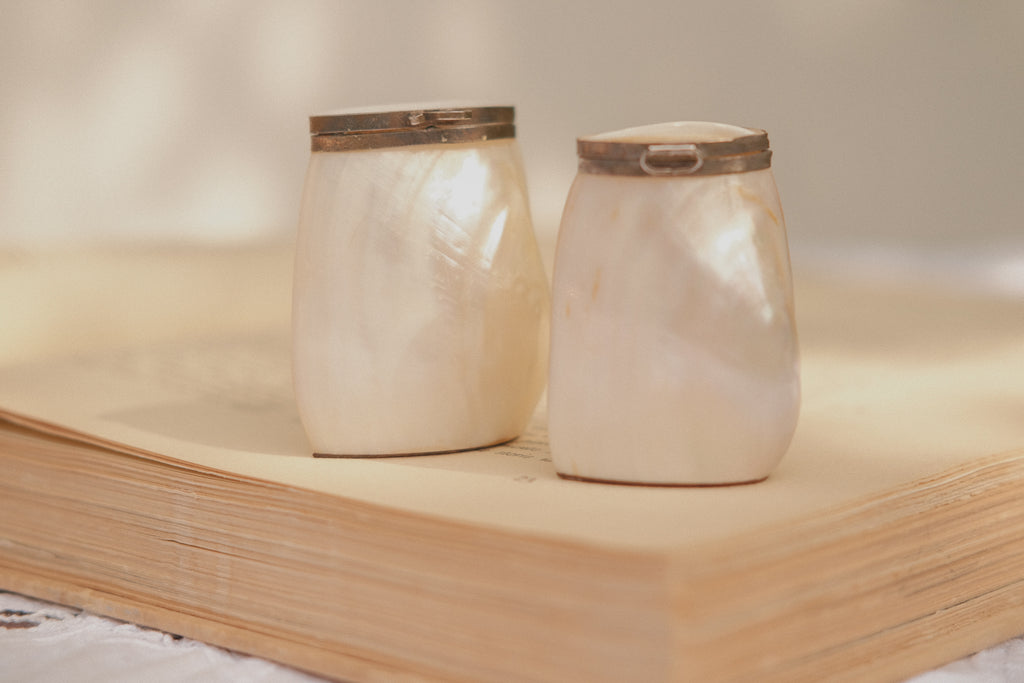 Mother of Pearl Salt & Pepper Shakers