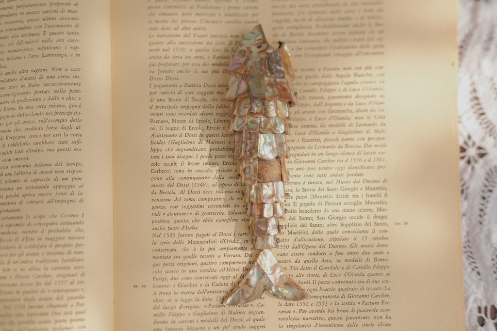 Abalone Shell Articulated Fish Bottle Opener