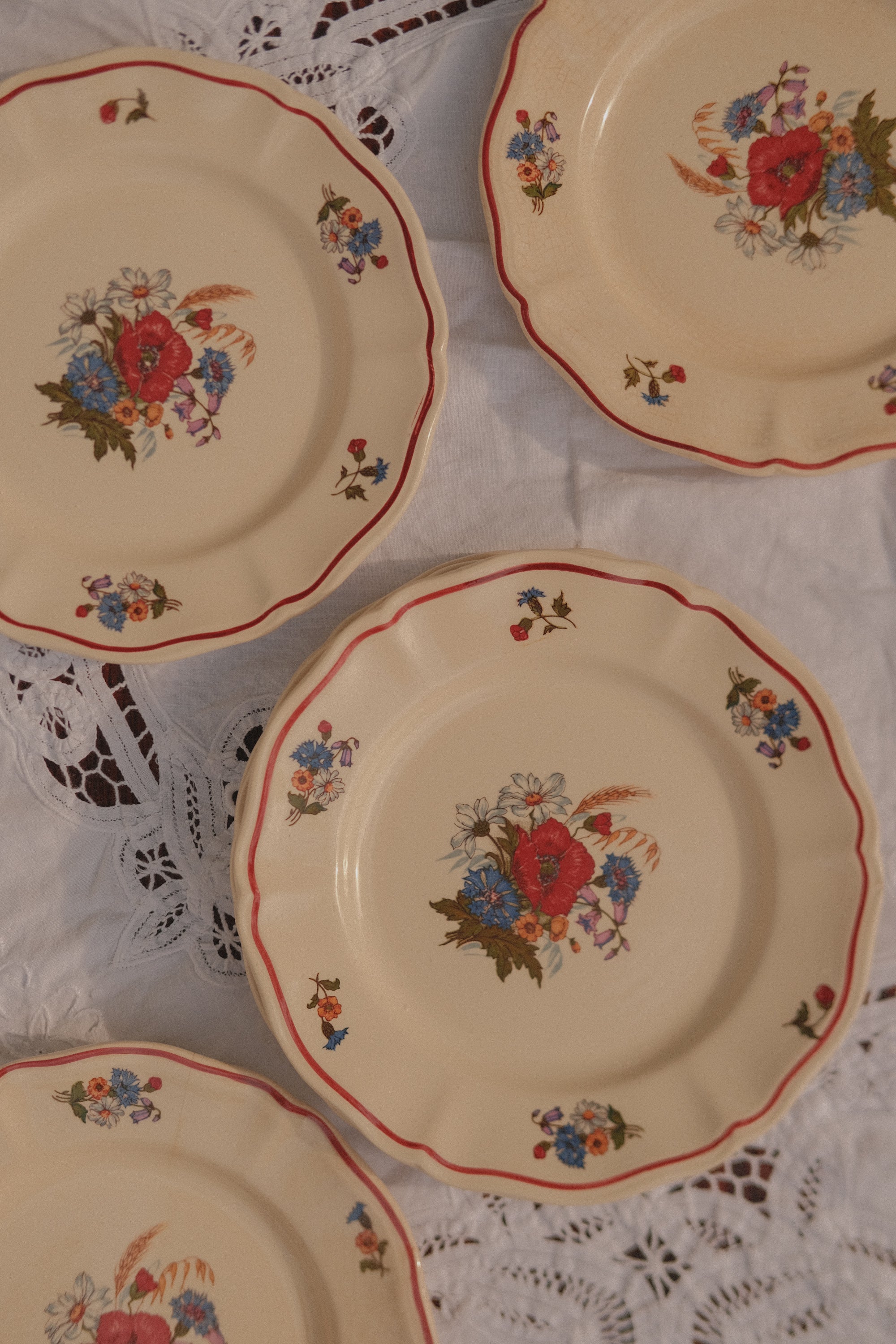 French Floral Side Plate