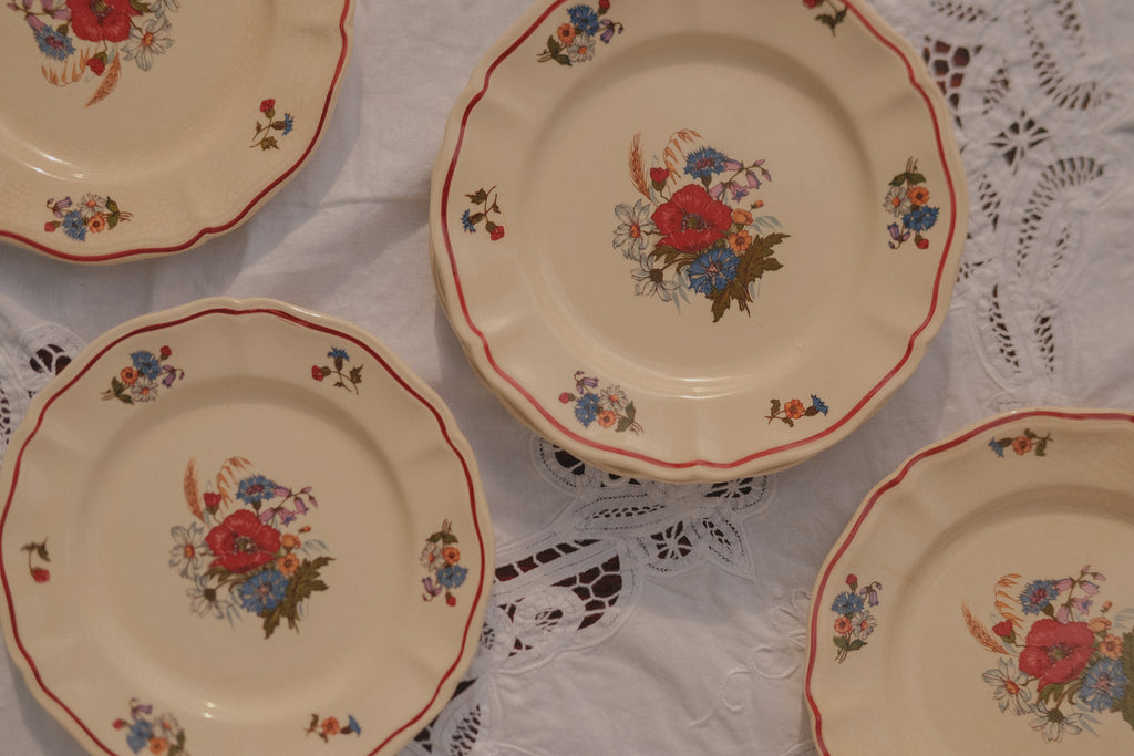 French Floral Side Plate