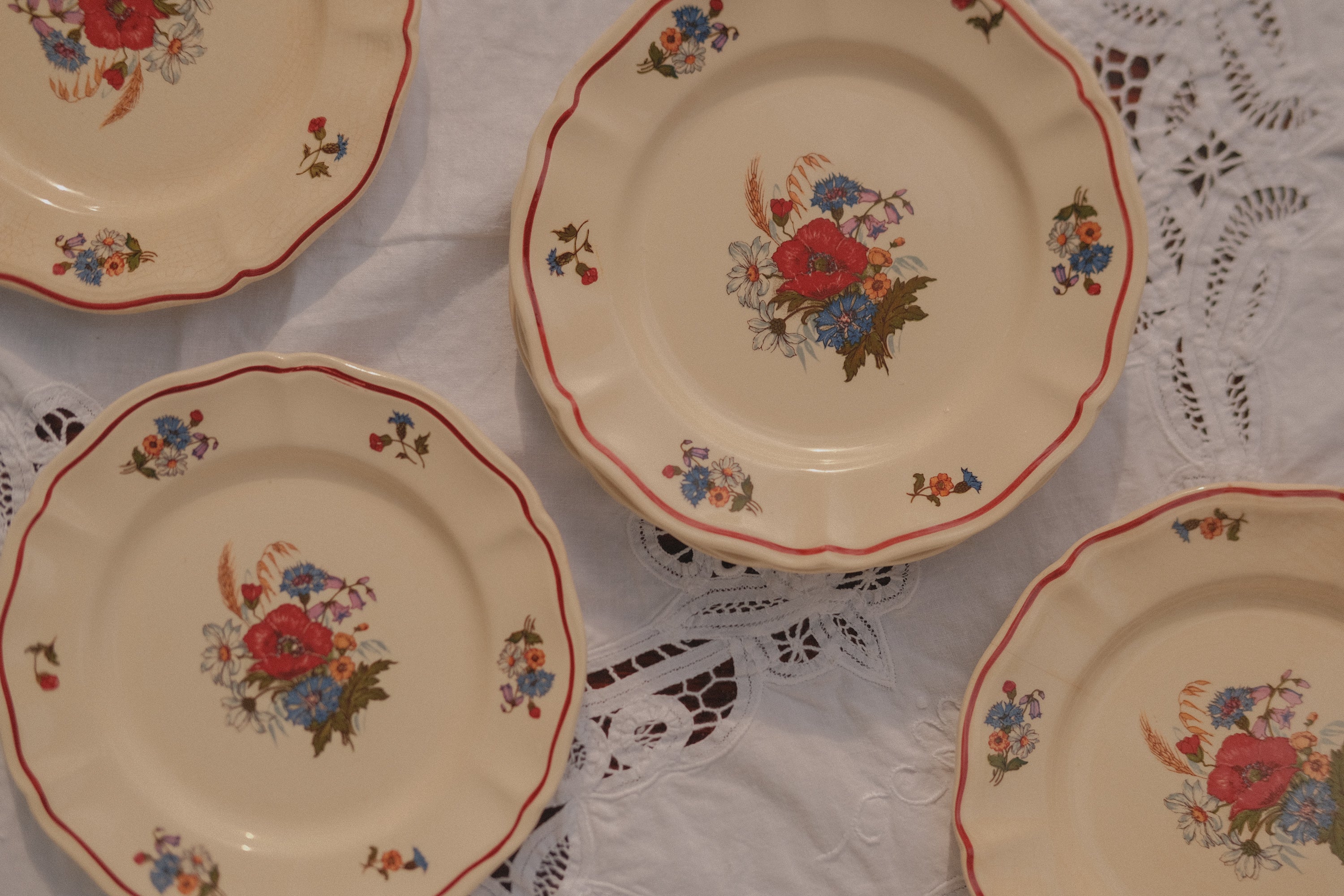 French Floral Side Plate