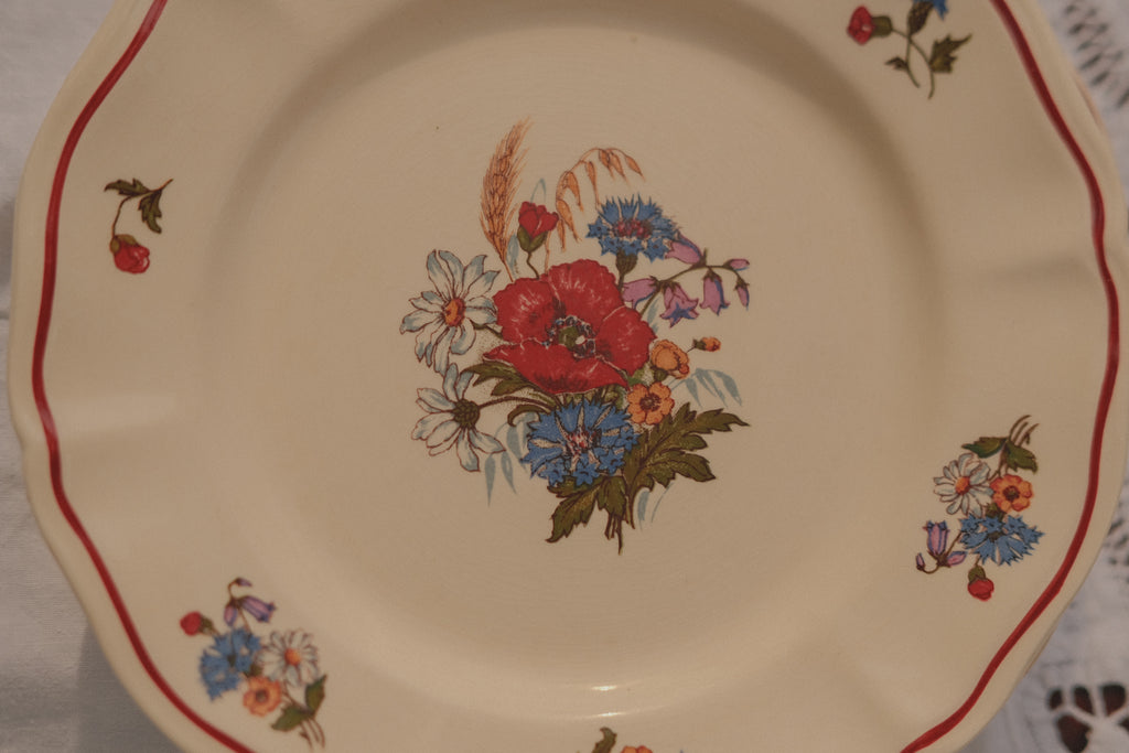 French Floral Side Plate