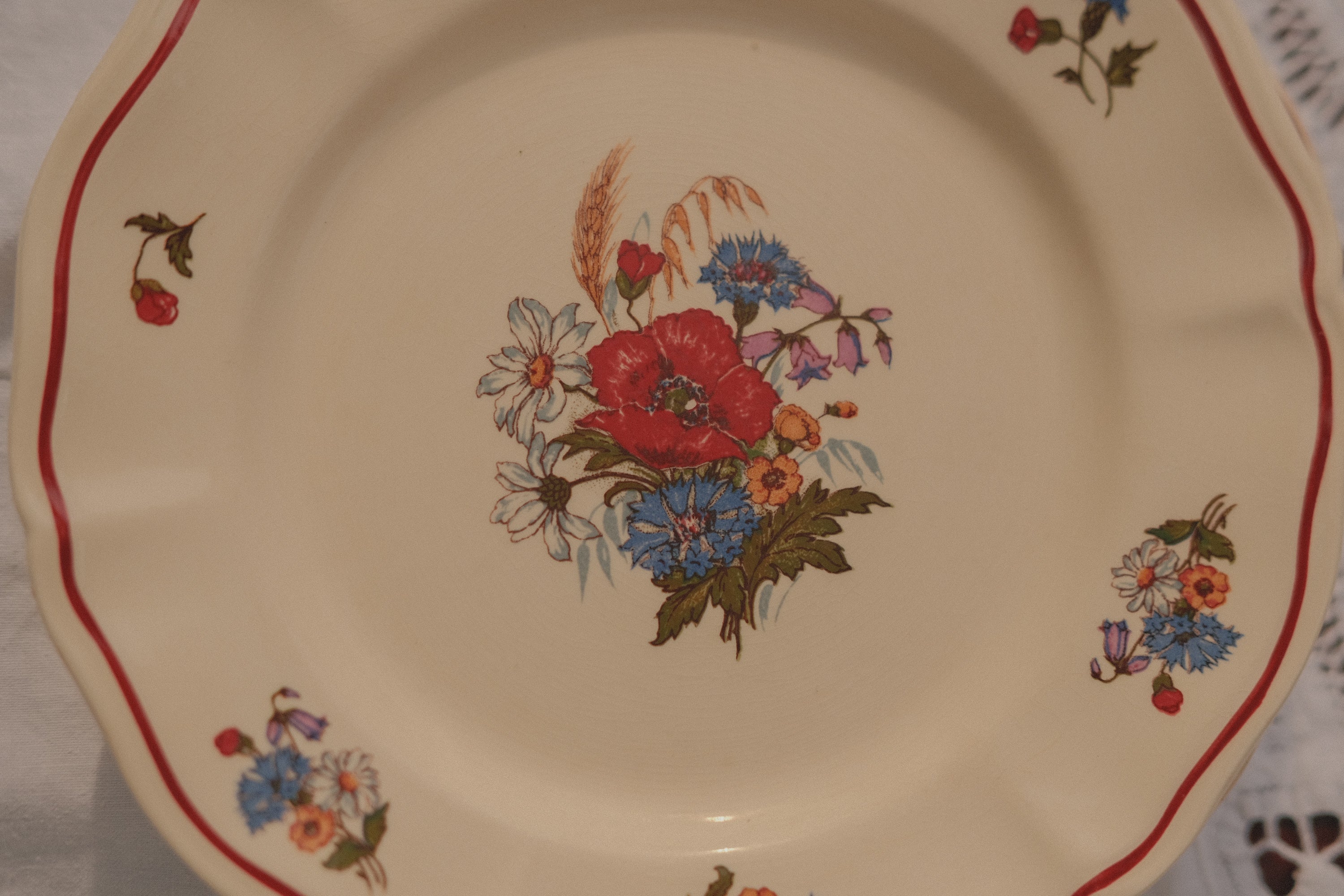 French Floral Side Plate