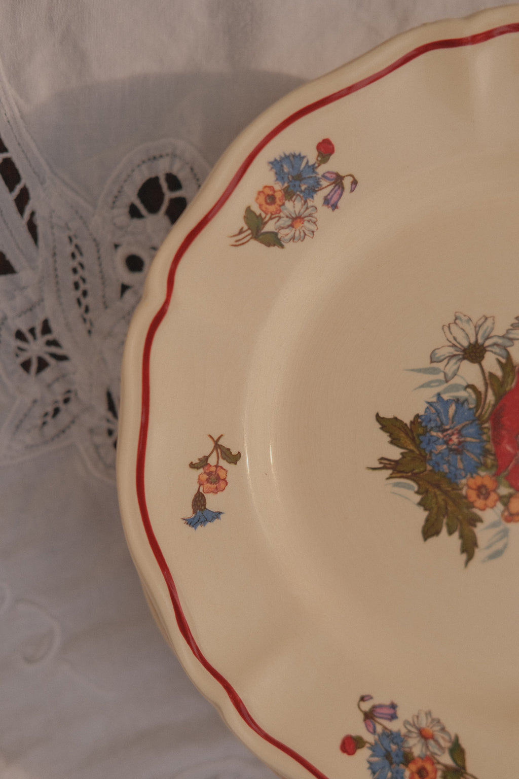 French Floral Side Plate