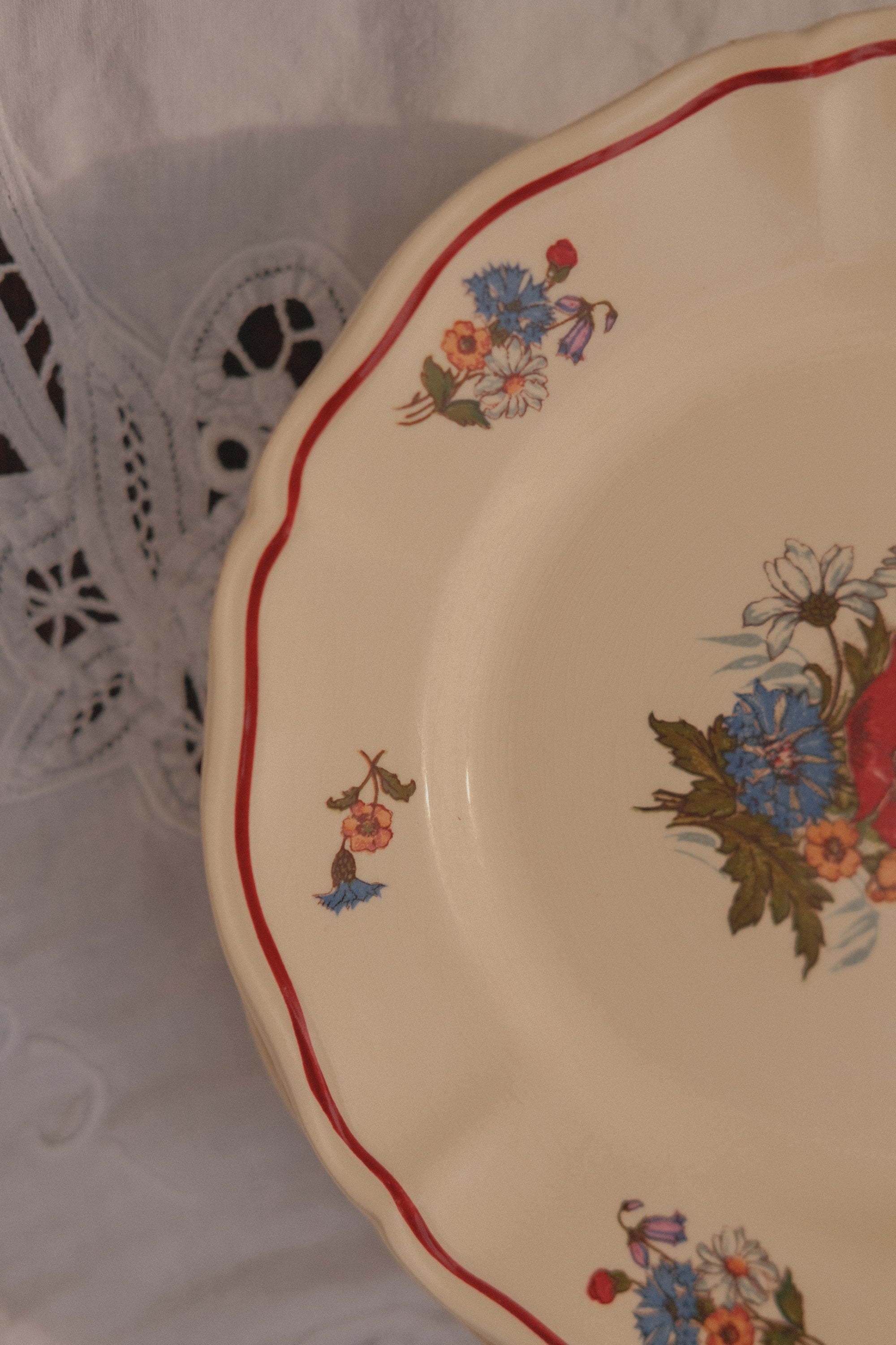 French Floral Side Plate