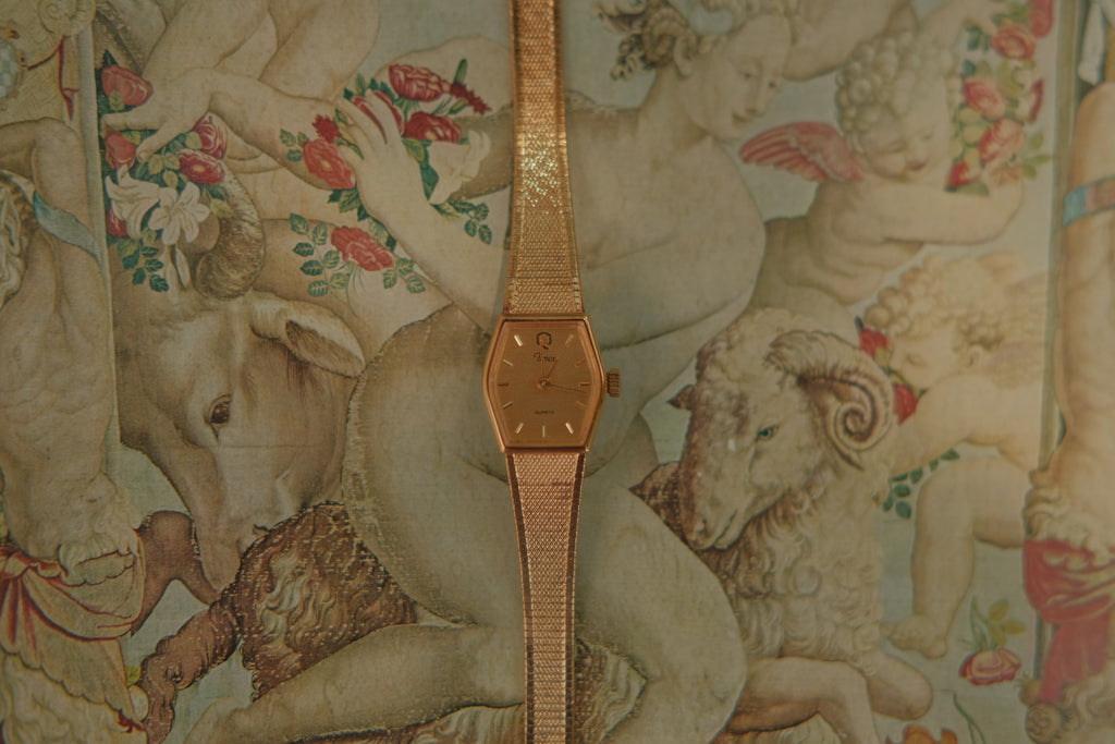 Gold Tone Timex Quartz Watch