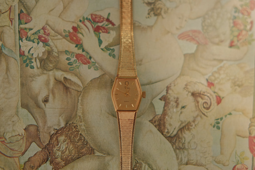 Gold Tone Timex Quartz Watch