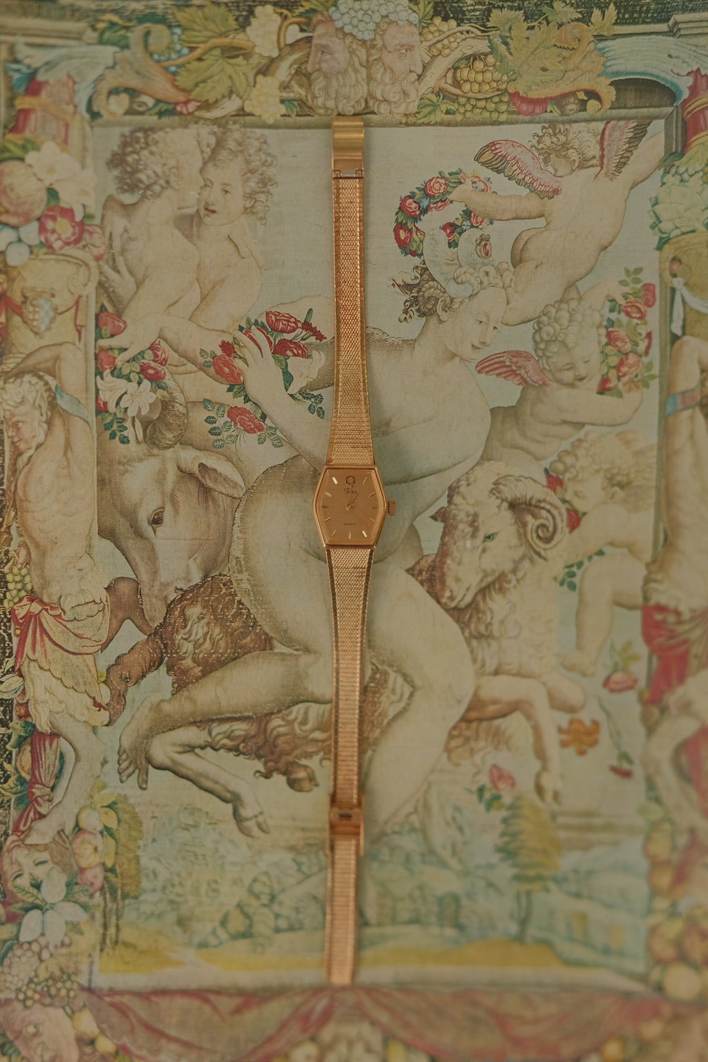 Gold Tone Timex Quartz Watch