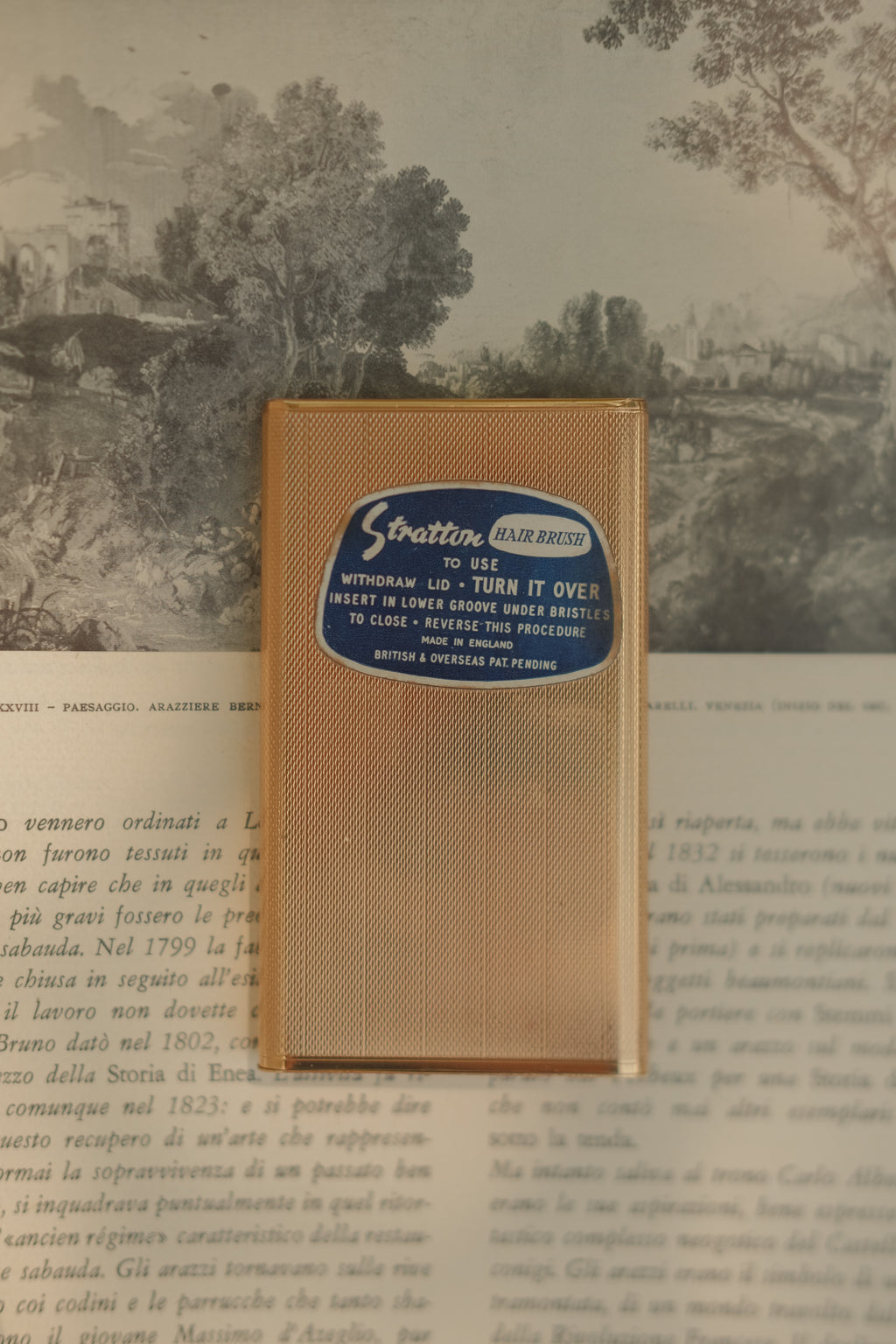 Stratton Floral Travel Brush