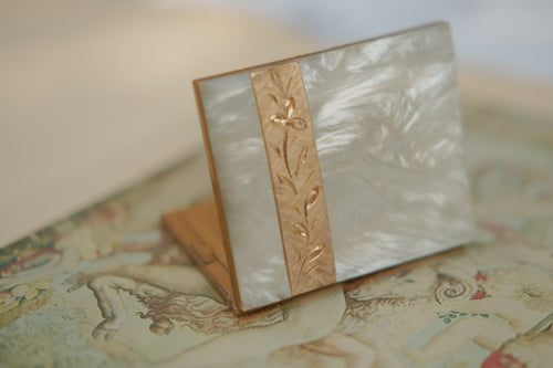 1950's Marhill Mother of Pearl Compact
