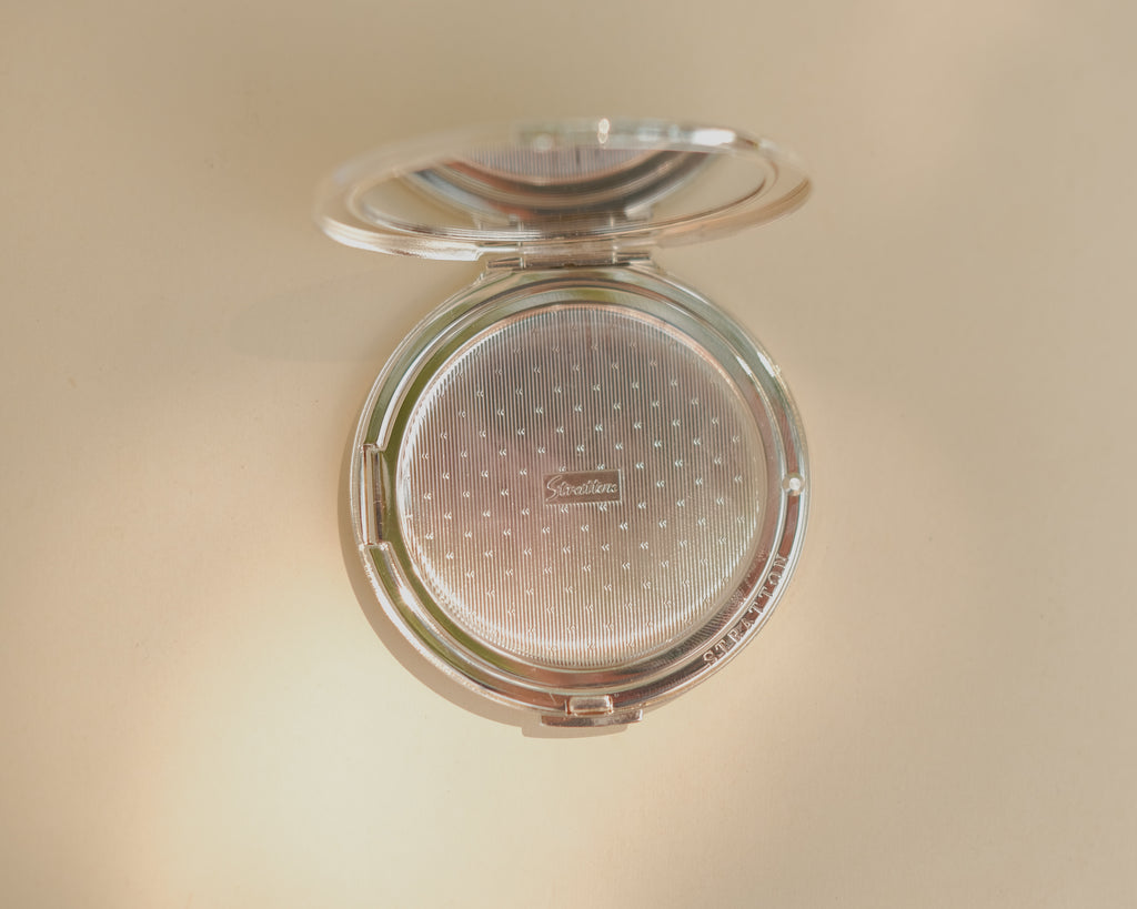 Stratton Silver Plated Jeweled Compact