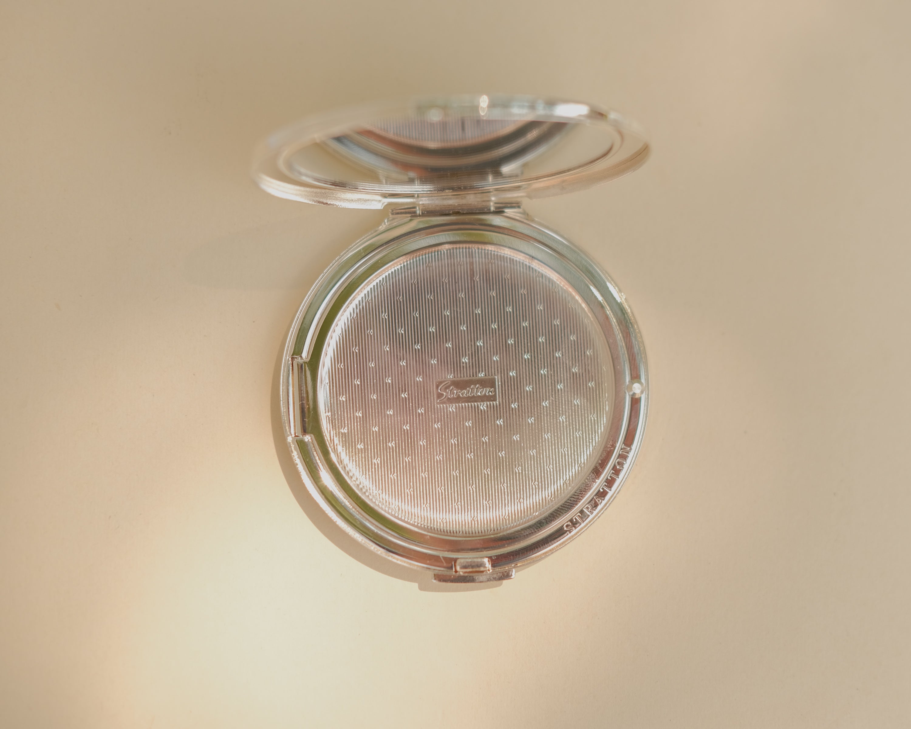 Stratton Silver Plated Jeweled Compact