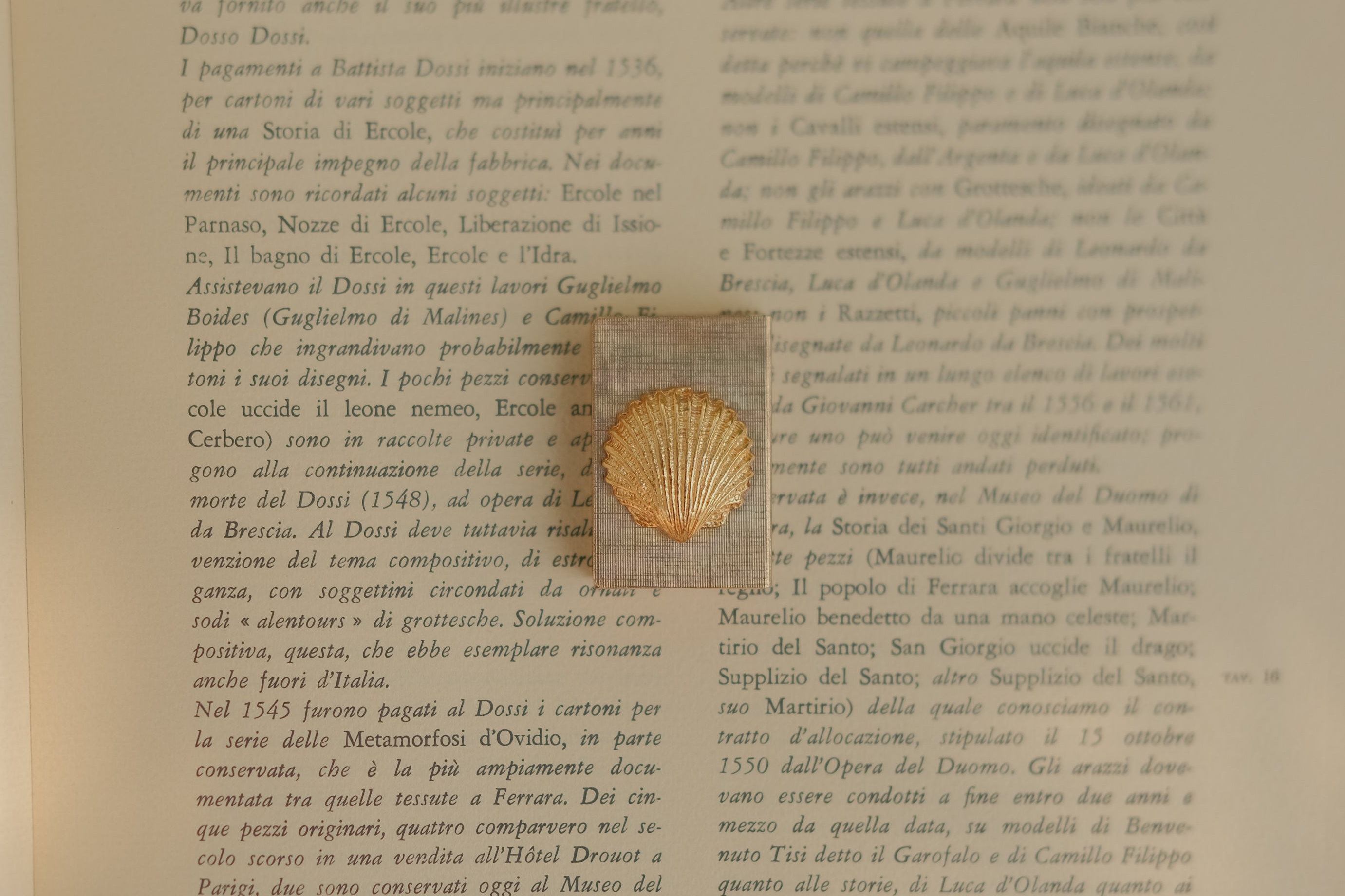 Swedish Gold Tone Shell Matchbox