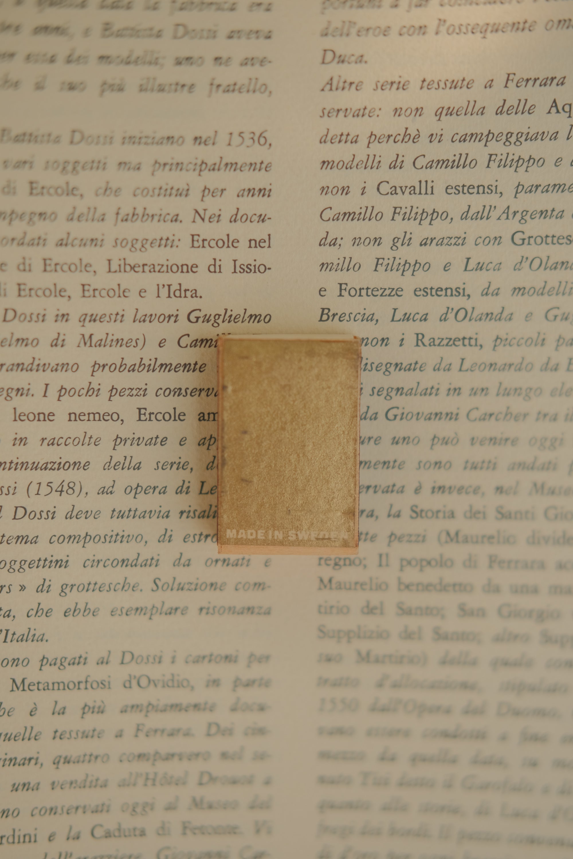 Swedish Gold Tone Shell Matchbox