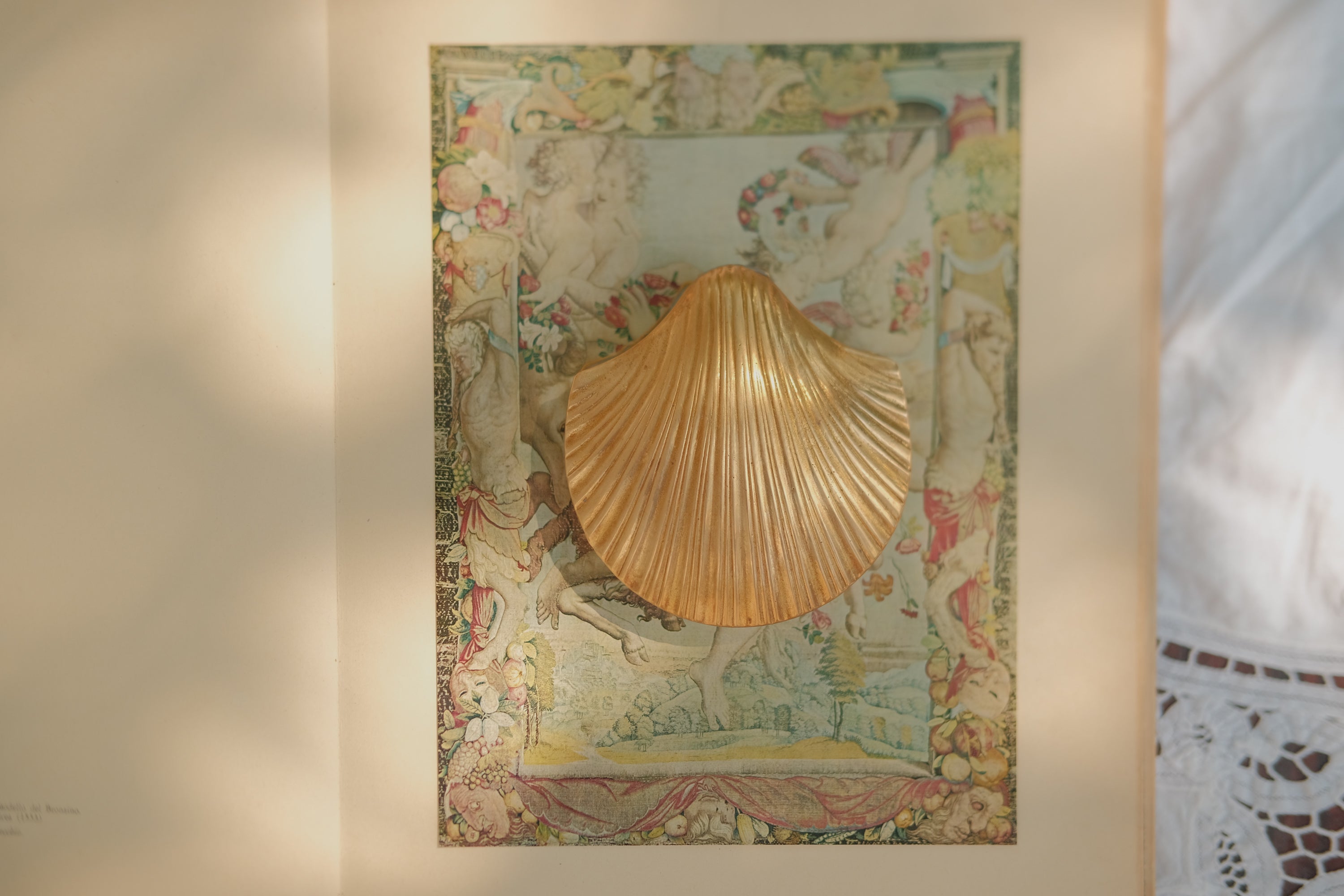 Brass Shell Trinket Box