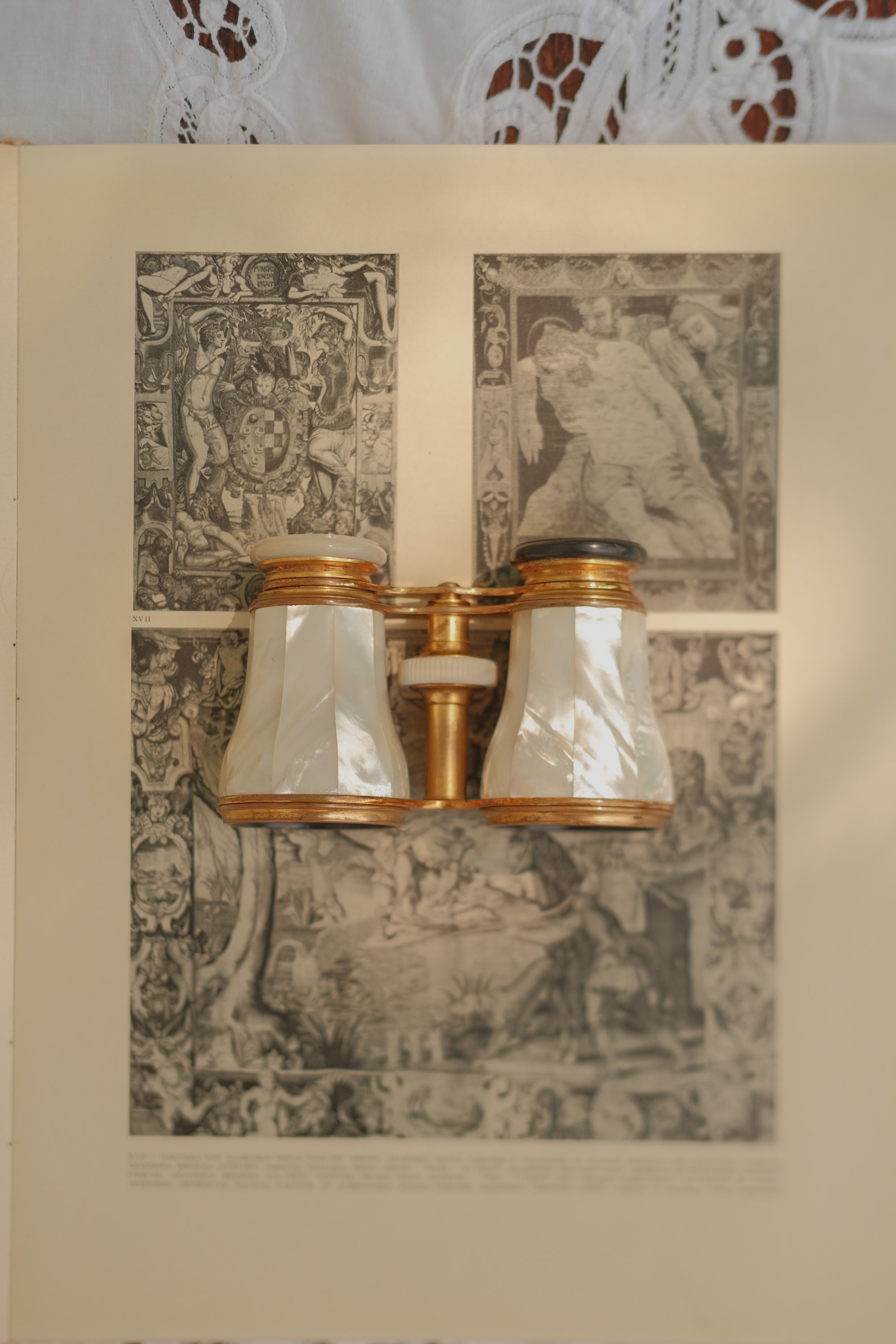 Lemaire Paris Mother of Pearl Opera Glasses