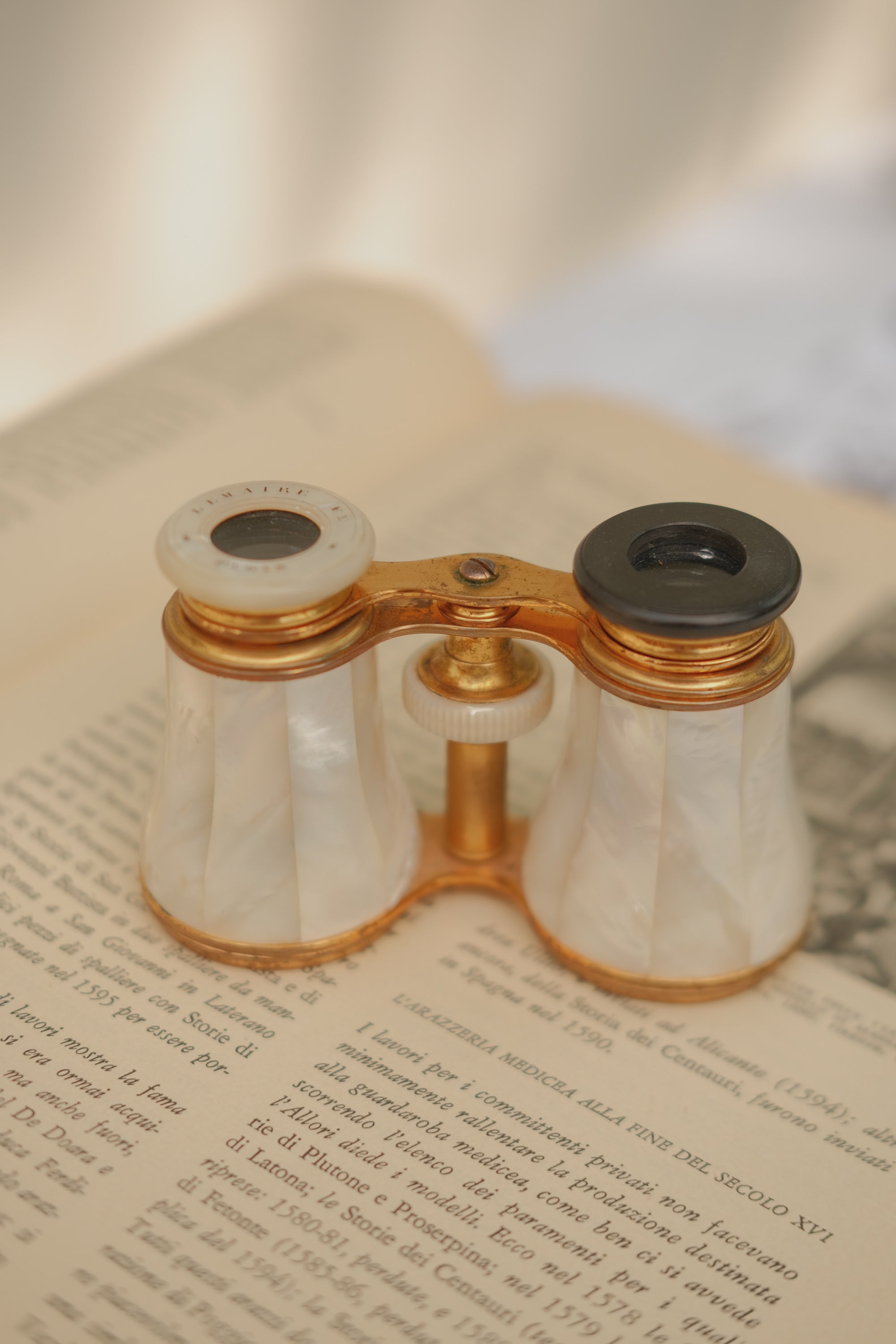 Lemaire Paris Mother of Pearl Opera Glasses