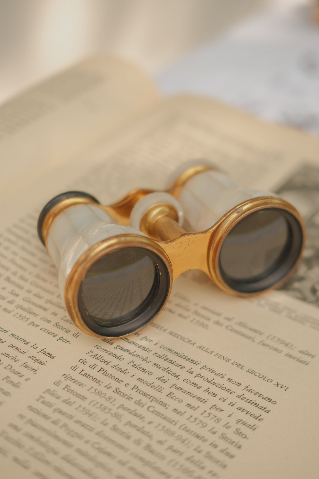 Lemaire Paris Mother of Pearl Opera Glasses