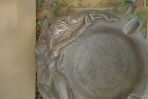 Art Nouveau Nude Figural Ashtray