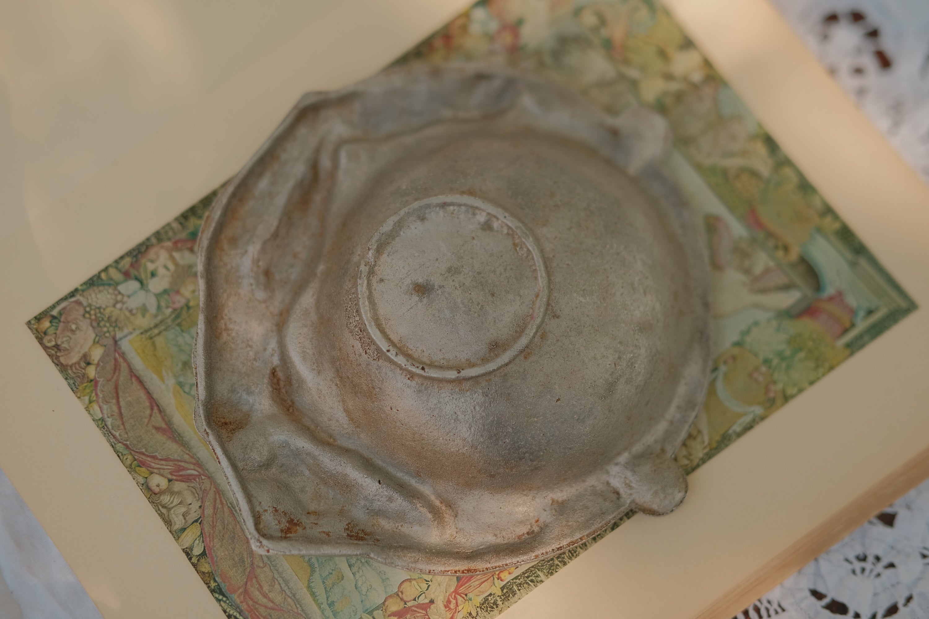 Art Nouveau Nude Figural Ashtray