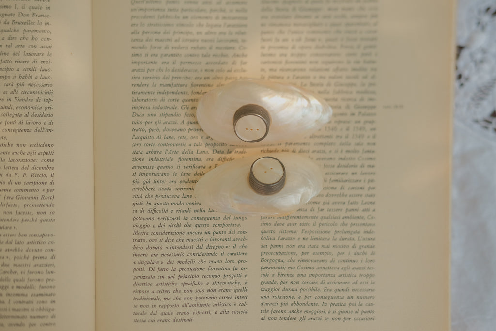 Mother of Pearl Salt & Pepper Shakers